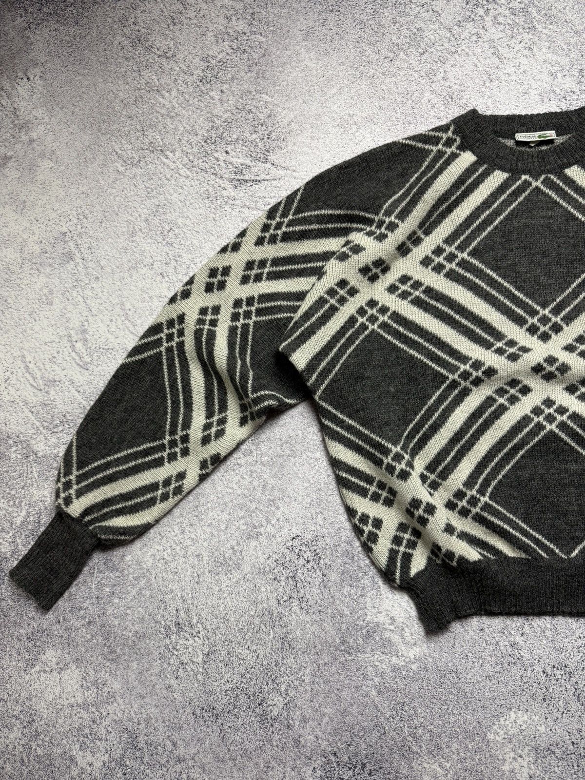 Lacoste Vintage 90s Lacoste Sweater France Rare Wool Knit Y2k Style Size US XL / EU 56 / 4 - 8 Thumbnail