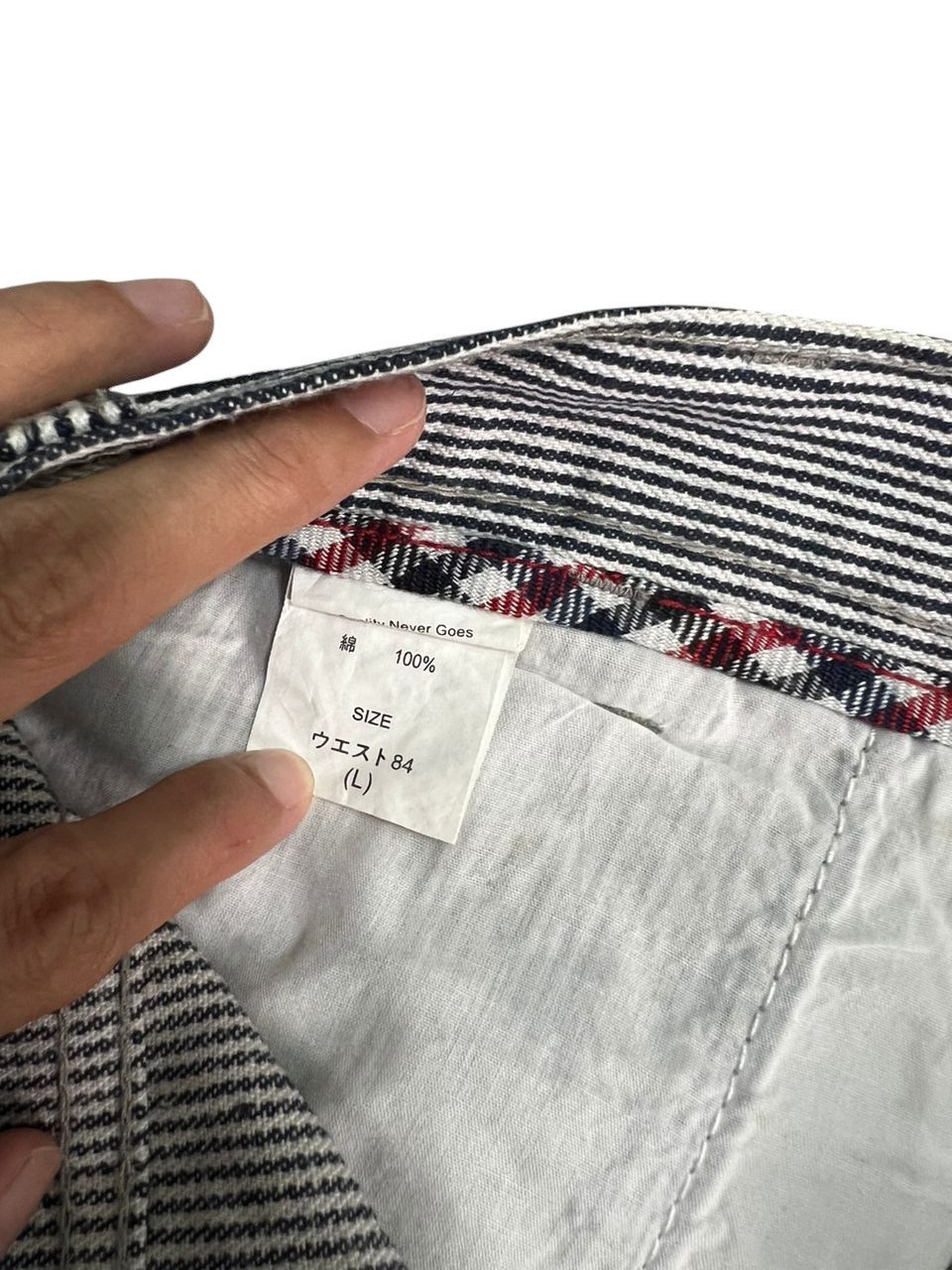 Japanese Brand Japanese Brand Jungle Storm Stripes Carpenter Pants Size US 32 / EU 48 - 11 Thumbnail