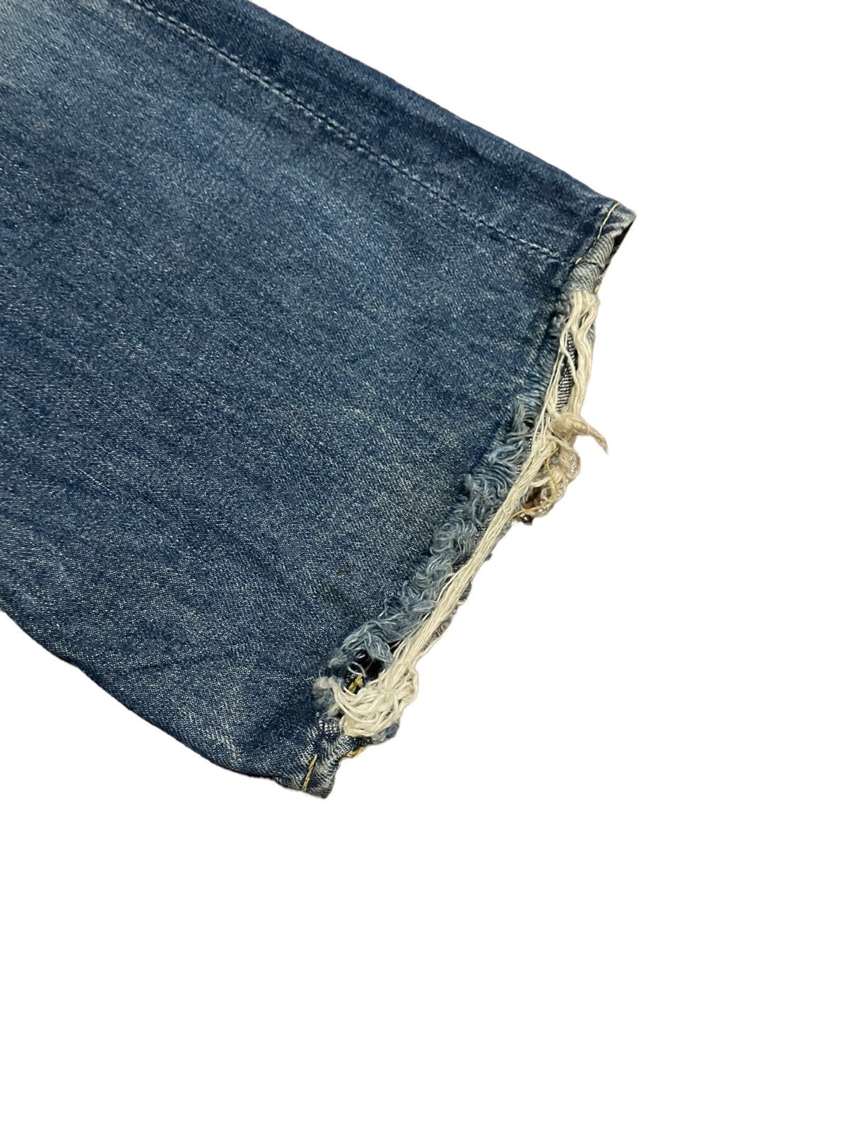 Vintage 60s Bell bottom Flared Bootcut Bigstone V Stitch VTG Jeans Size US 27 - 10 Thumbnail
