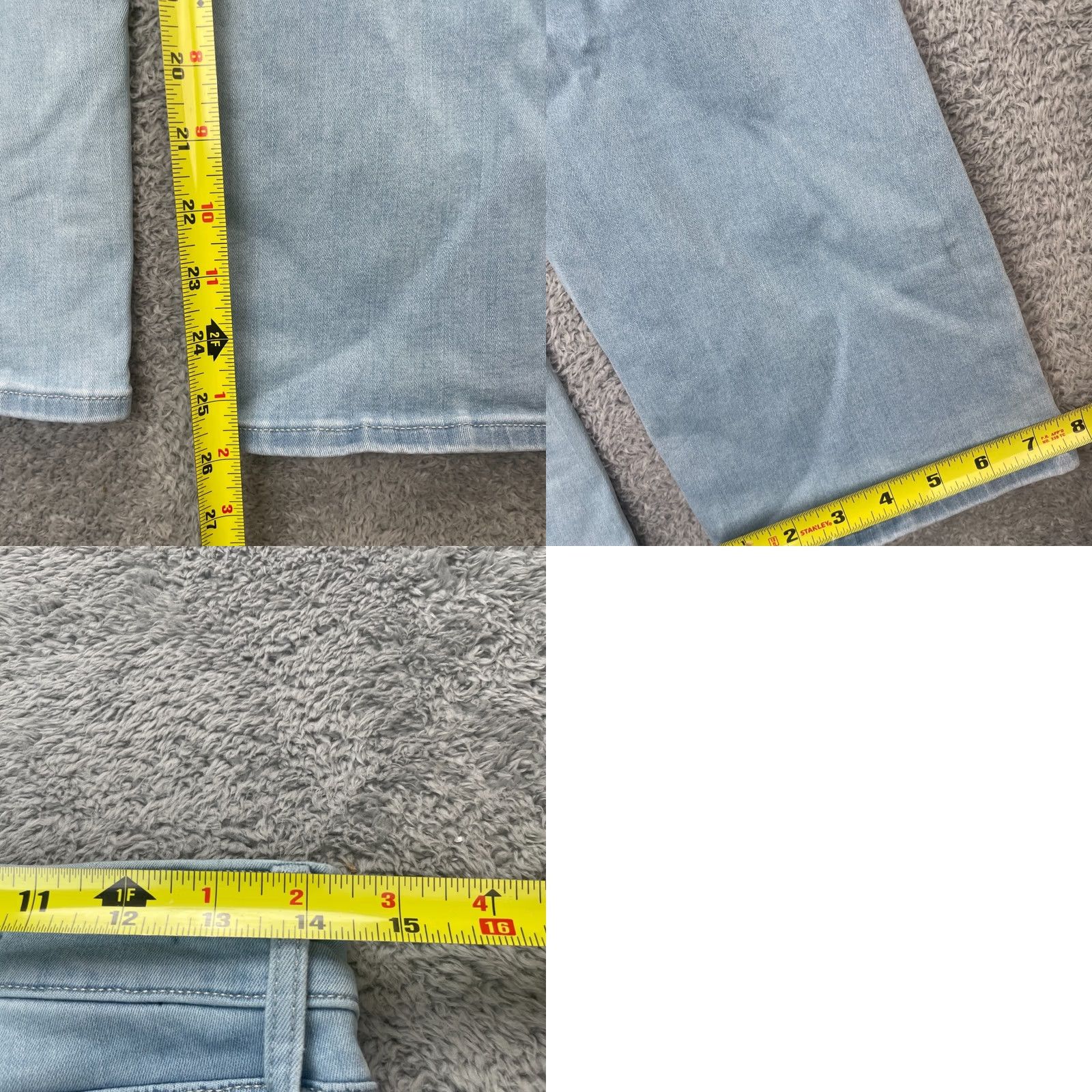 NYDJ NYDJ Jeans Womens 8 Blue Marilyn Straight Leg Stretch Denim Cotton Curves Shaper Size 30" / US 8 / IT 44 - 8 Thumbnail