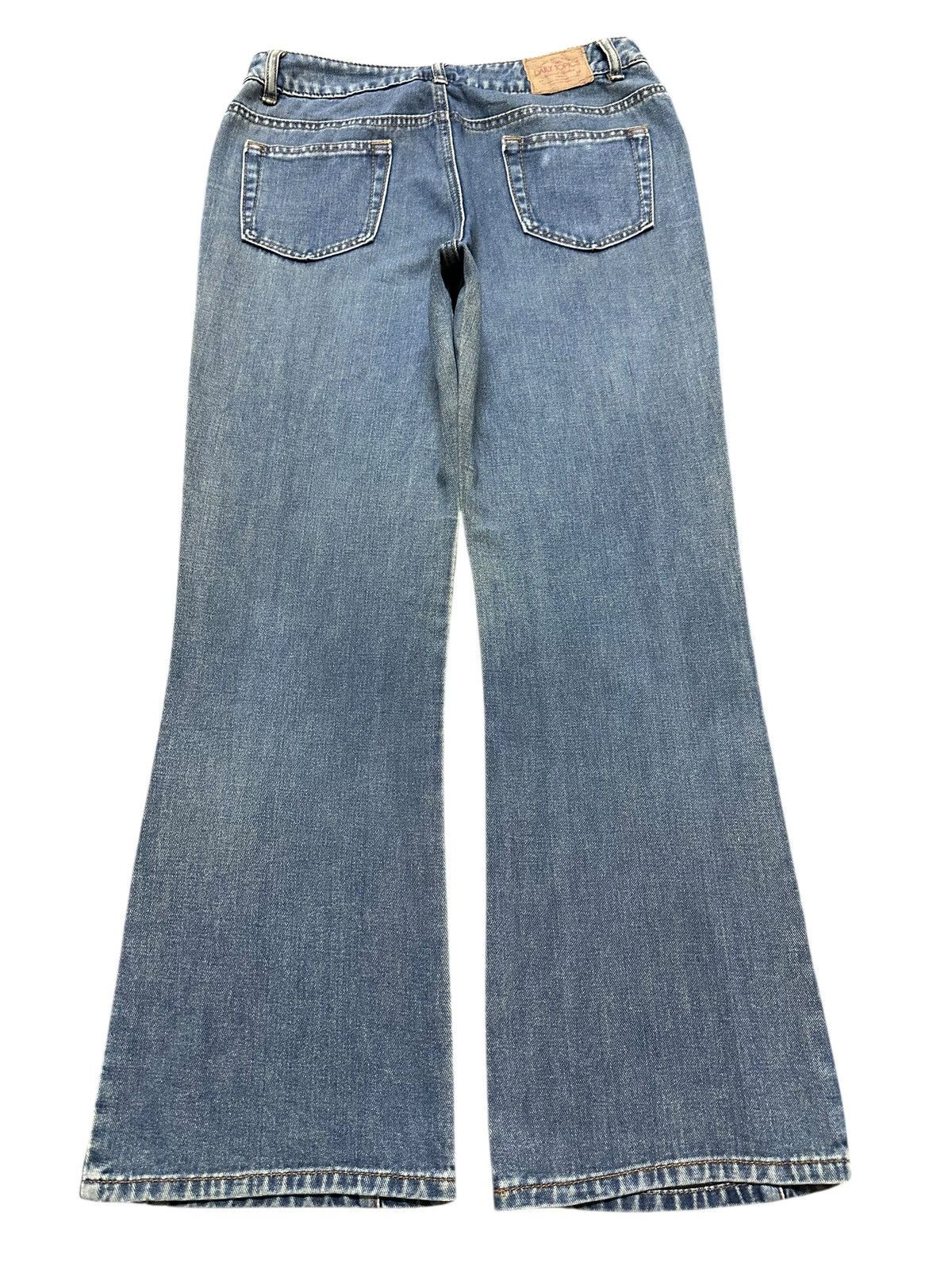 Japanese Brand Vintage Japanese Brand Mud Wash Faded Wide Leg Bootcut Jeans Size US 29 - 2 Thumbnail