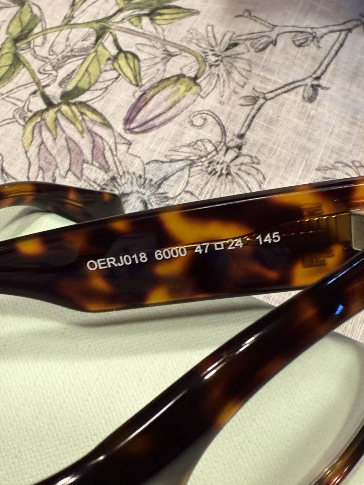 Off-White Off White Tortoise Prescription Glasses Size ONE SIZE - 4 Thumbnail
