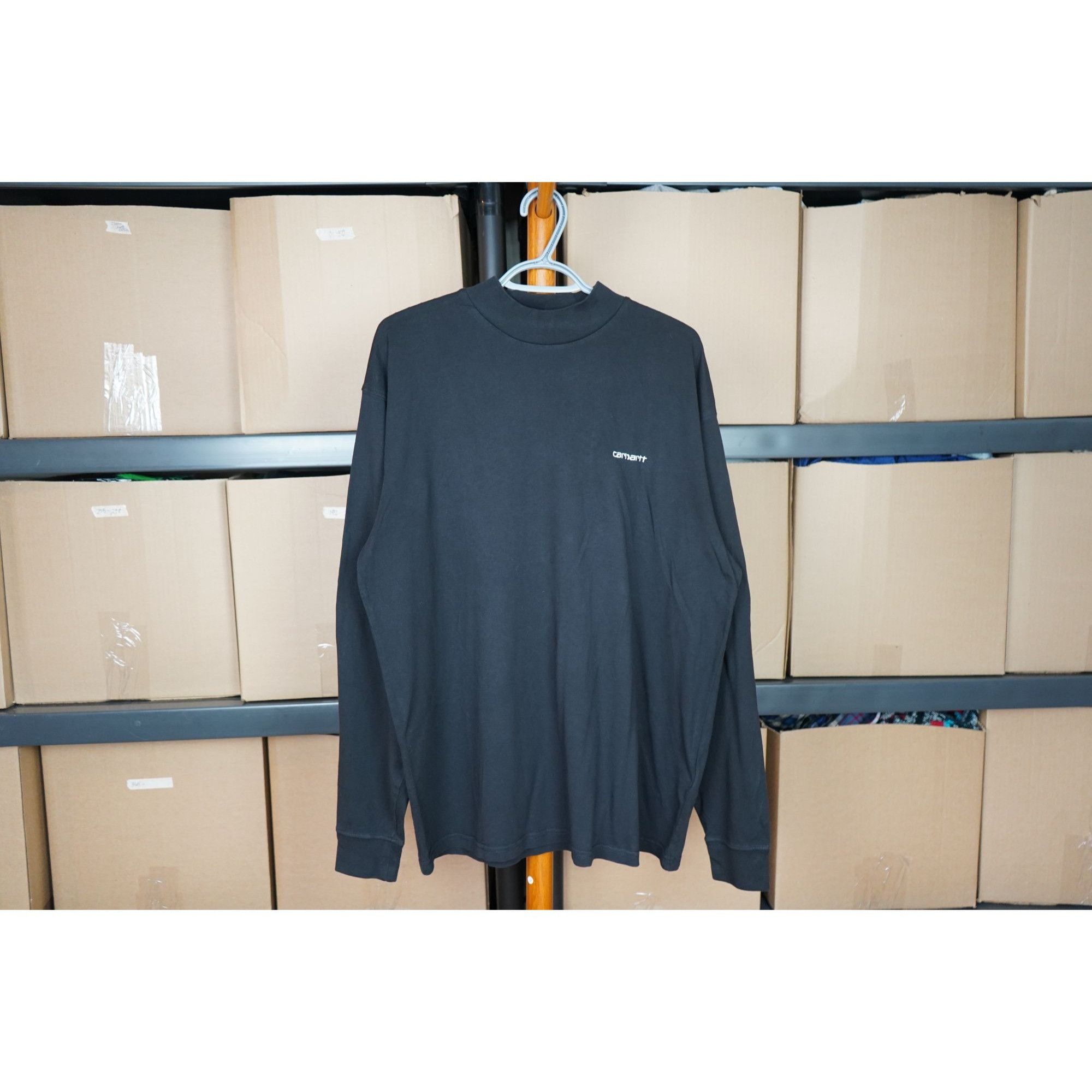 Carhartt Wip Carhartt WIP Highneck Script L/S Mens L Tshirt #378 Size US L / EU 52-54 / 3 - 1 Thumbnail