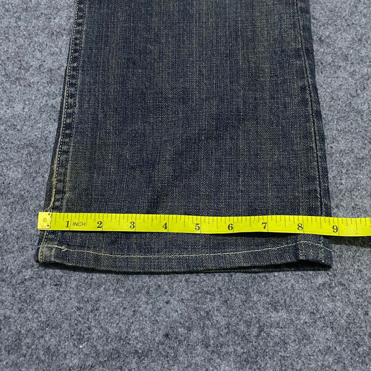 If Six Was Nine 💥Flare💥Vintage Levis Distressed Denim Size US 31 - 7 Thumbnail