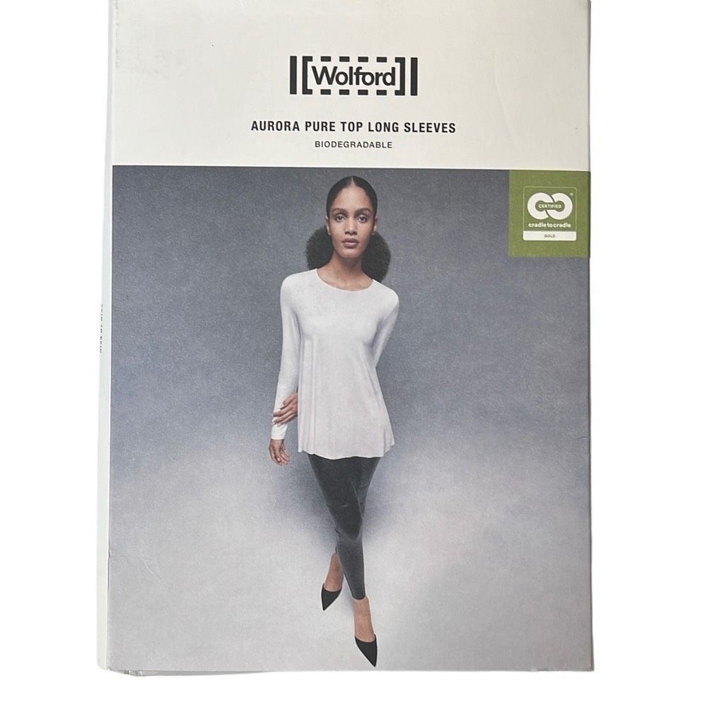 Wolford Wolford Aurora Pure Top Long Sleeves Navy Opal NWT XS Size XS / US 0-2 / IT 36-38 - 9 Thumbnail