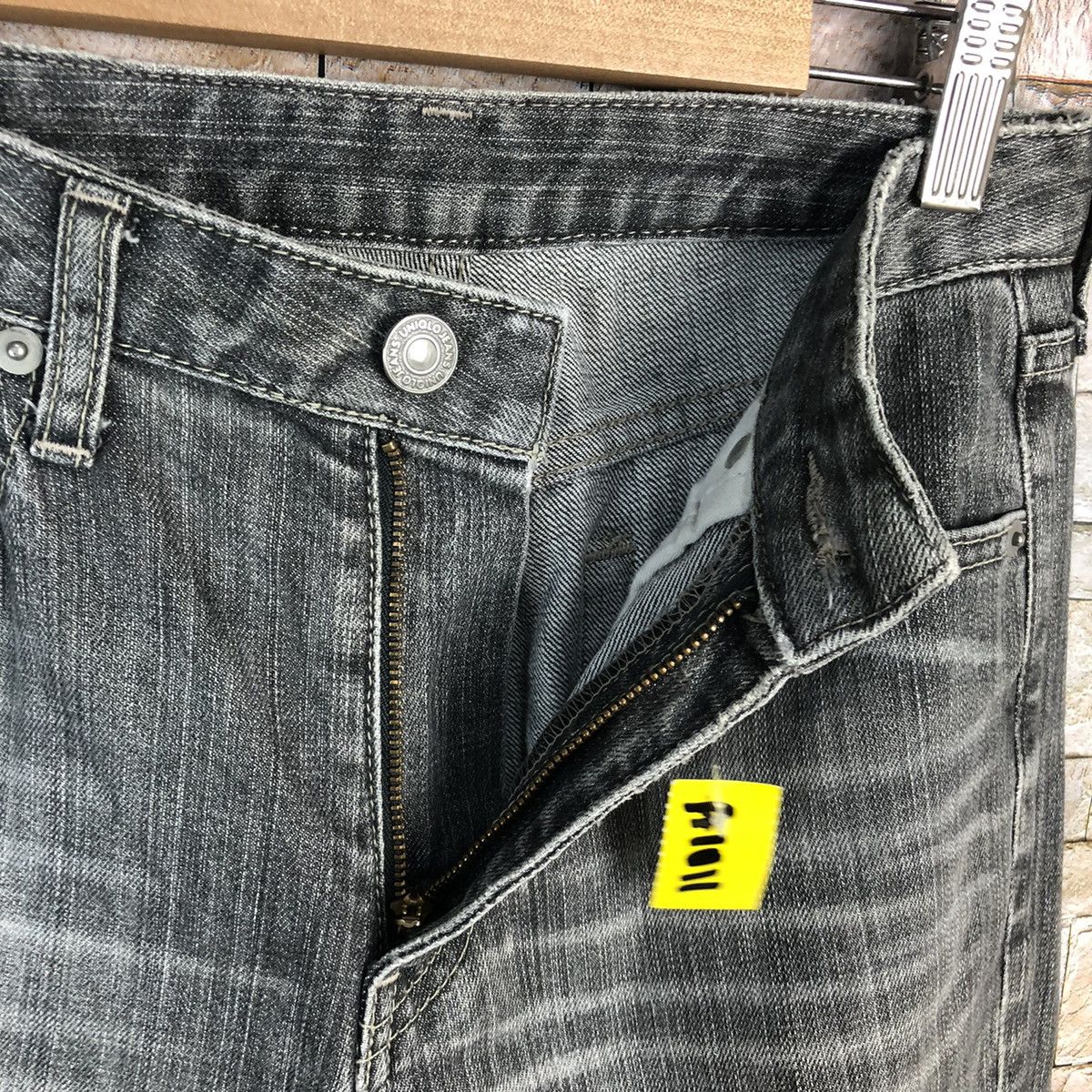 Japanese Brand Uniqlo japan faded Black Denim Pants #A1011 Size 25" / US 0 / IT 36 - 10 Thumbnail