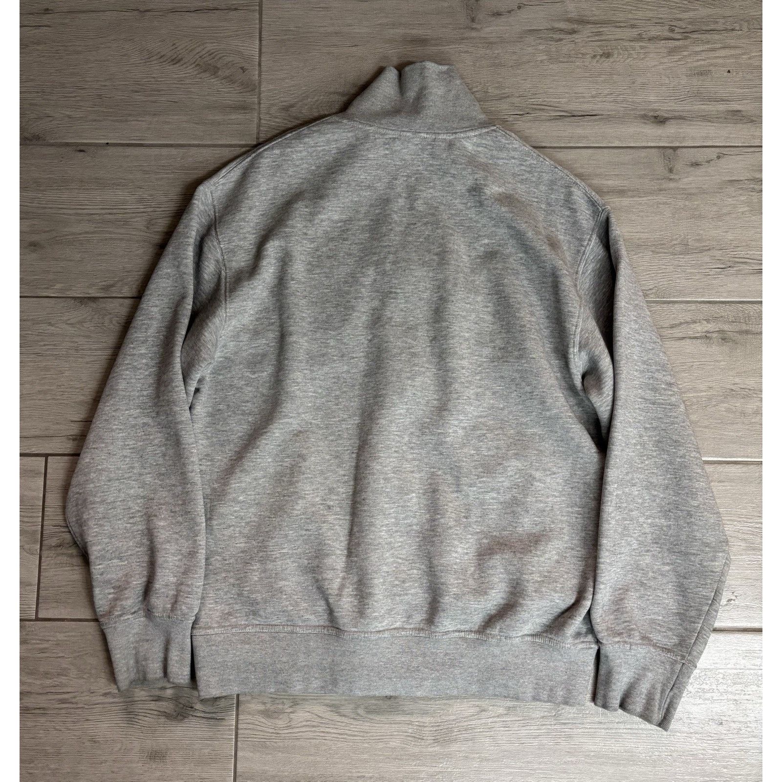 Nike Vintage Y2K Nike Athletics Full Zip Jacket Gray L Silver Tab Size US L / EU 52-54 / 3 - 10 Thumbnail