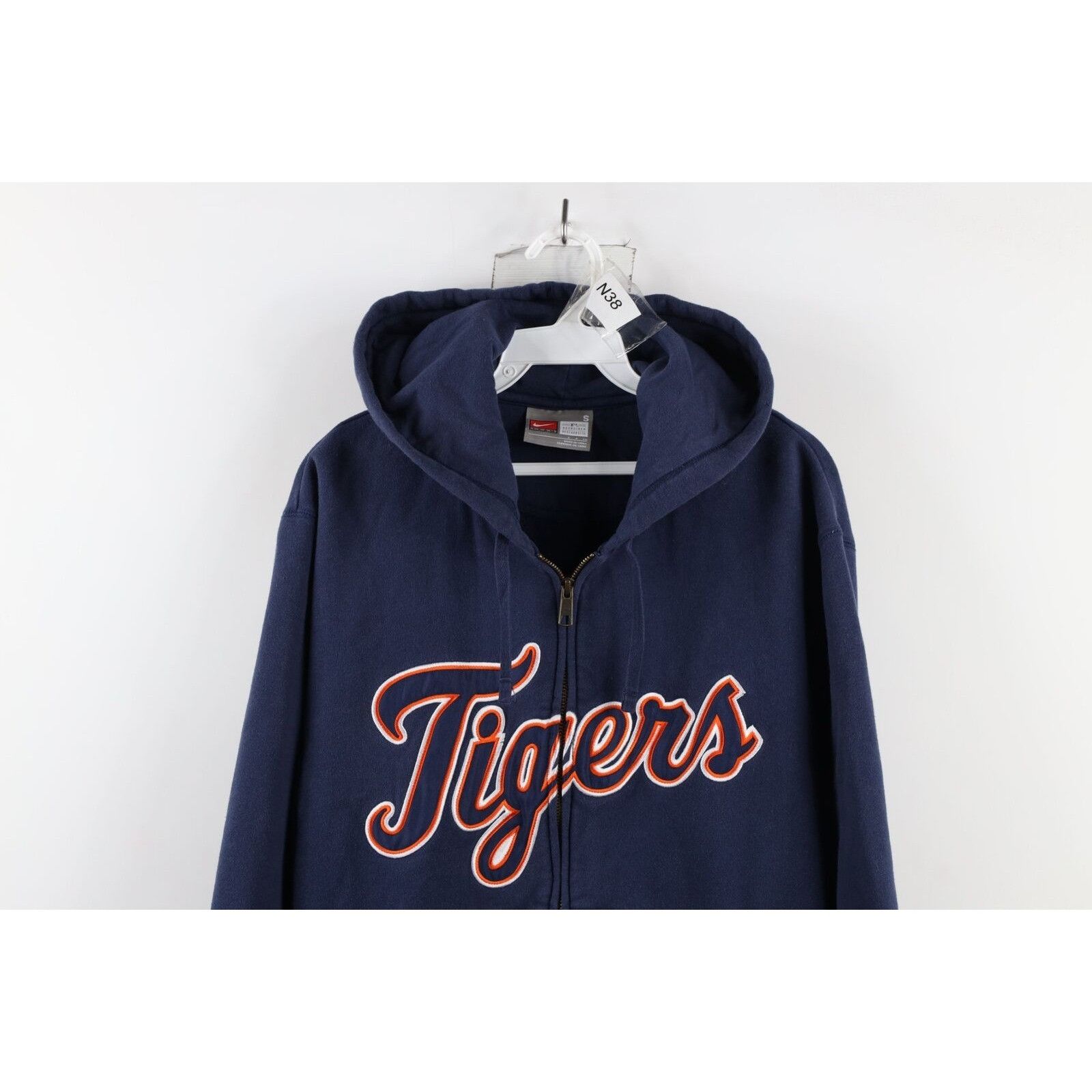 Nike Vintage Nike Travis Scott Mini Swoosh Detroit Tigers Hoodie Size US S / EU 44-46 / 1 - 2 Thumbnail