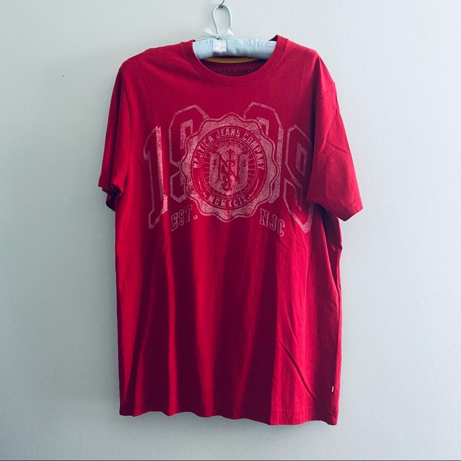 Nautica Nautica red graphic tee Size US S / EU 44-46 / 1 - 2 Thumbnail