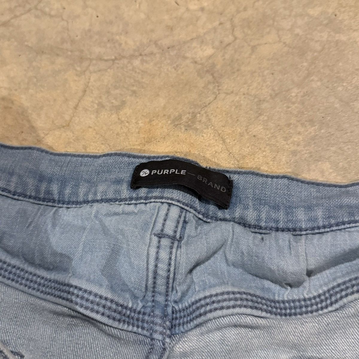 Purple Brand Purple Brand P005 Painters Waxed Indigo Slim Straight Denim Size US 40 / EU 56 - 7 Thumbnail