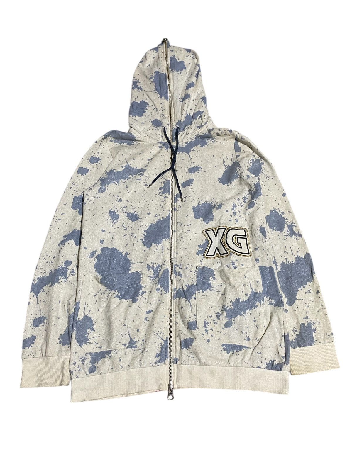 If Six Was Nine × Japanese Brand × Le Grande Bleu (L.G.B.) x-girl embroidery full zip hoodie Size US M / EU 48-50 / 2 - 1 Thumbnail