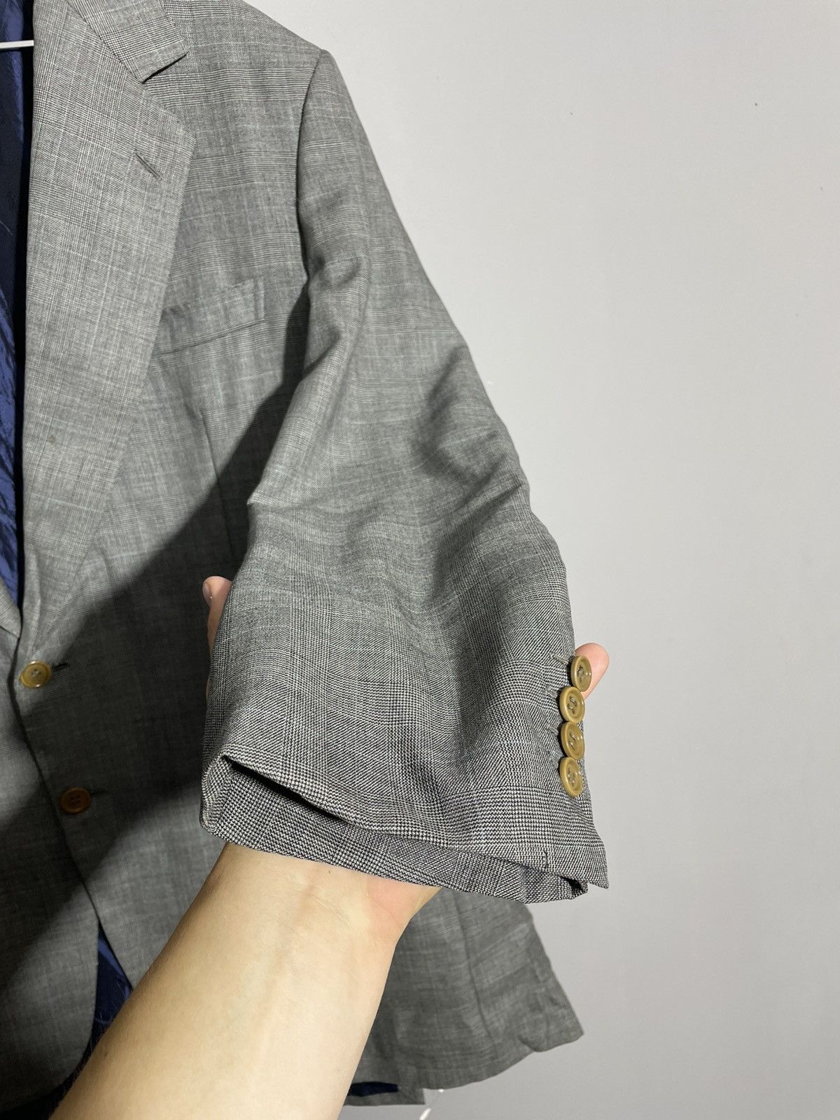Vintage Brioni Wool Gray Blazer size 54