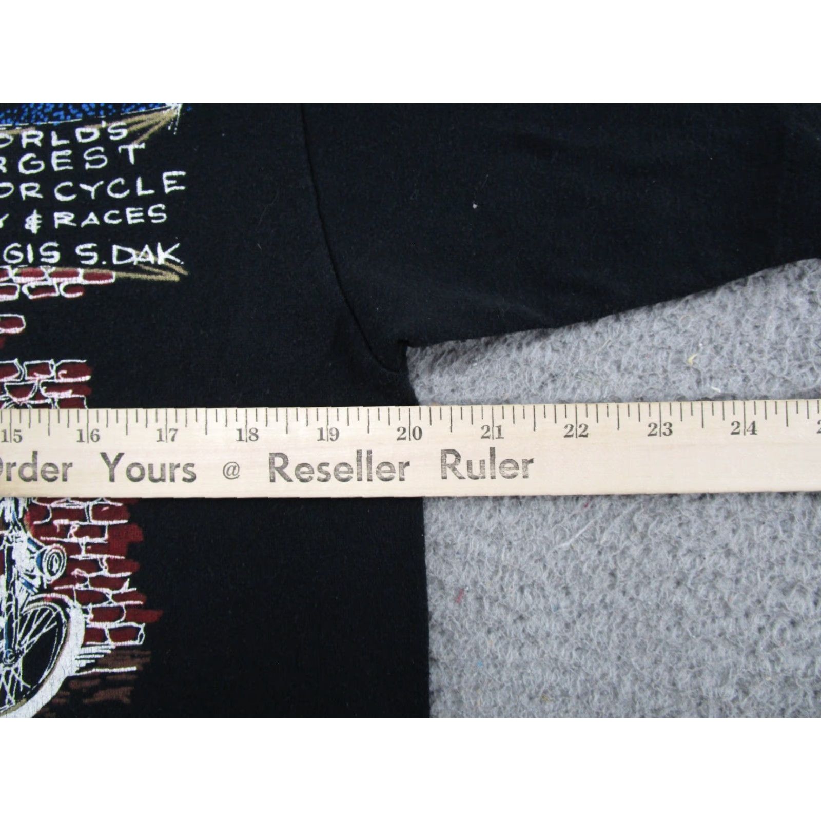 Jerzees VINTAGE 1988 Bikers Shirt Sturgis Double-Sided 80s Shirt Size L Nike Size US L / EU 52-54 / 3 - 7 Thumbnail