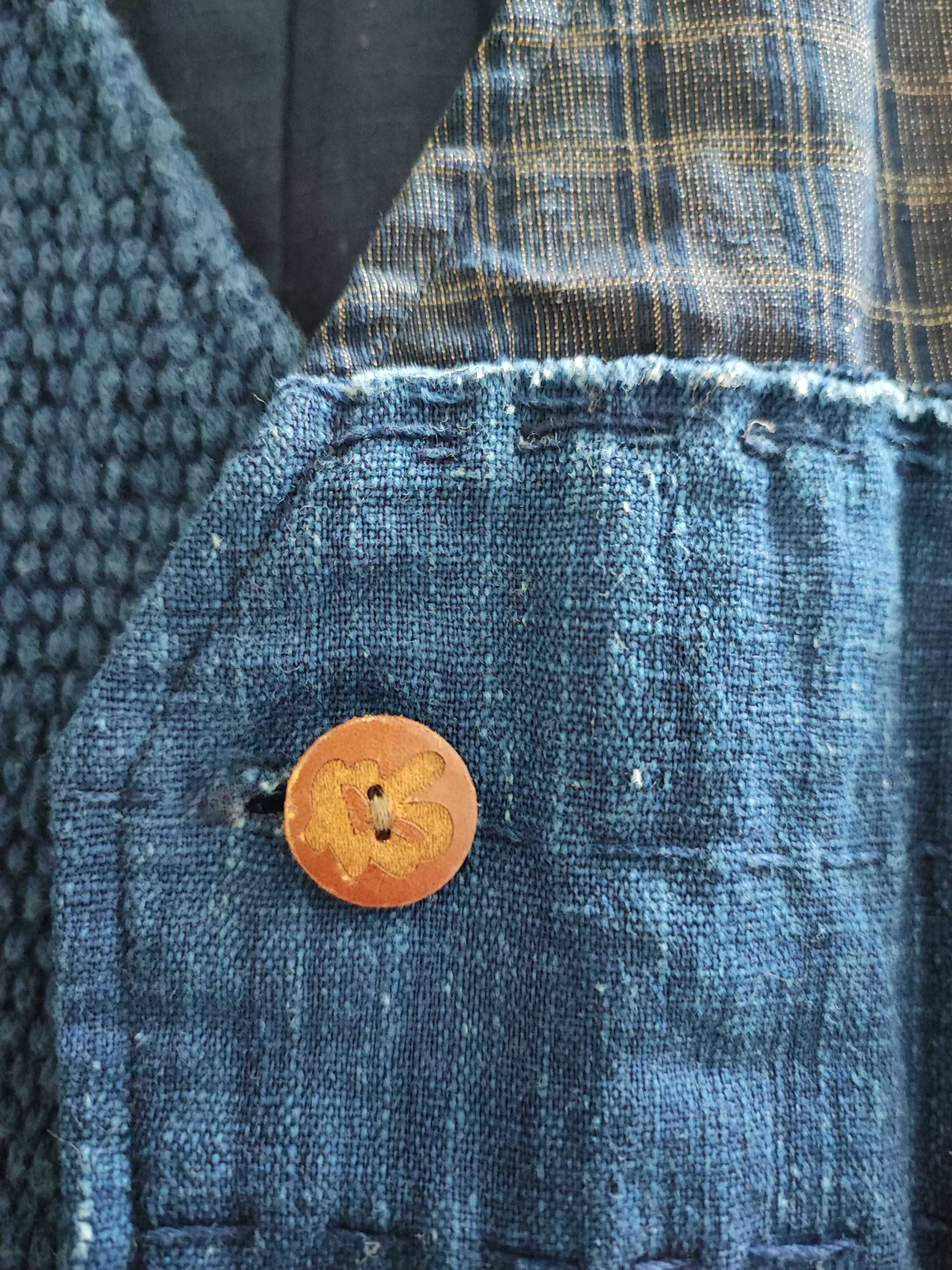 Japanese Brand Very rare!! Japanese Brand Sashiko Patchwork Boro Vest Size US M / EU 48-50 / 2 - 11 Thumbnail