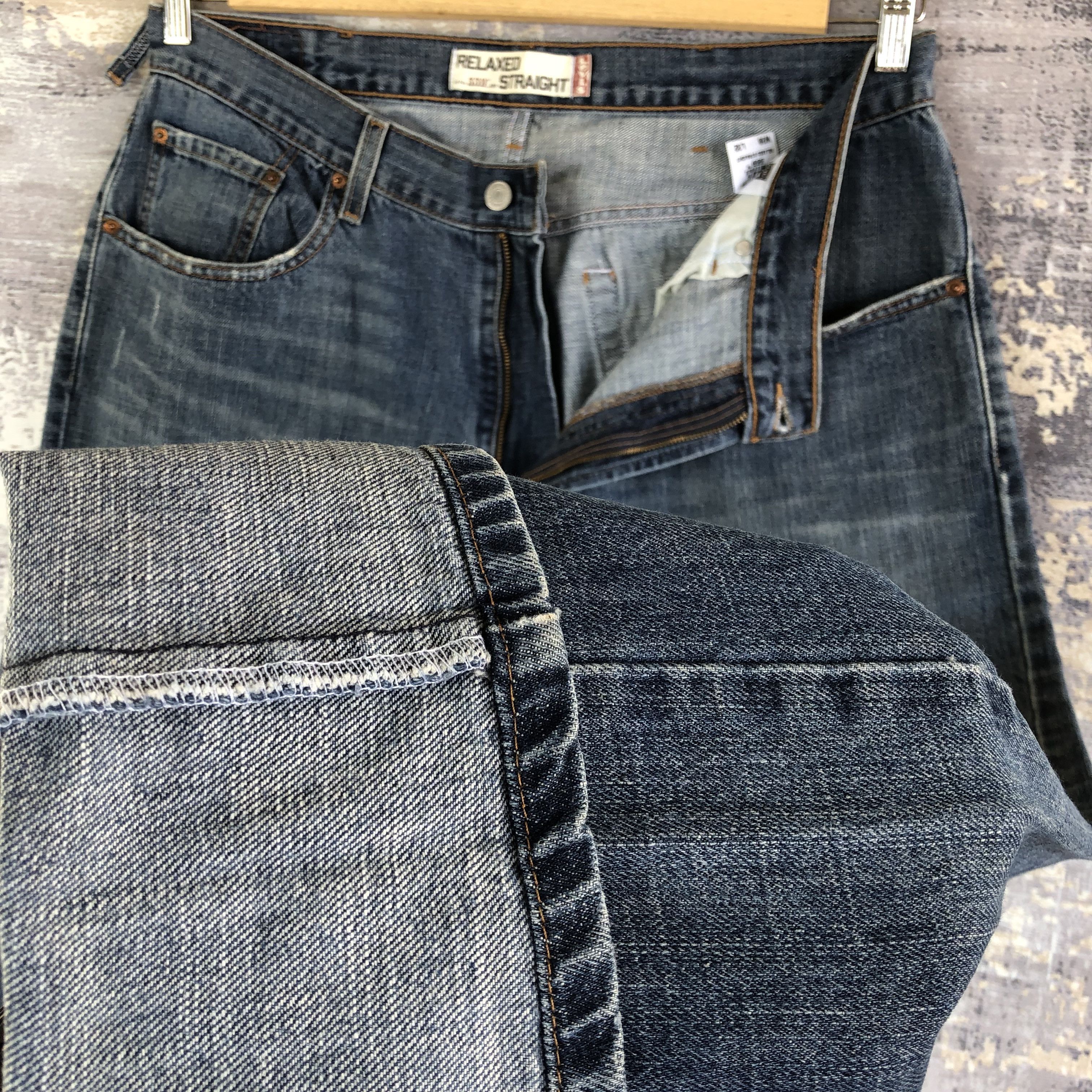 Jean Vintage 1990s Levis Faded Jeans Levi's Baggy Denim Pants Size US 36 / EU 52 - 8 Thumbnail