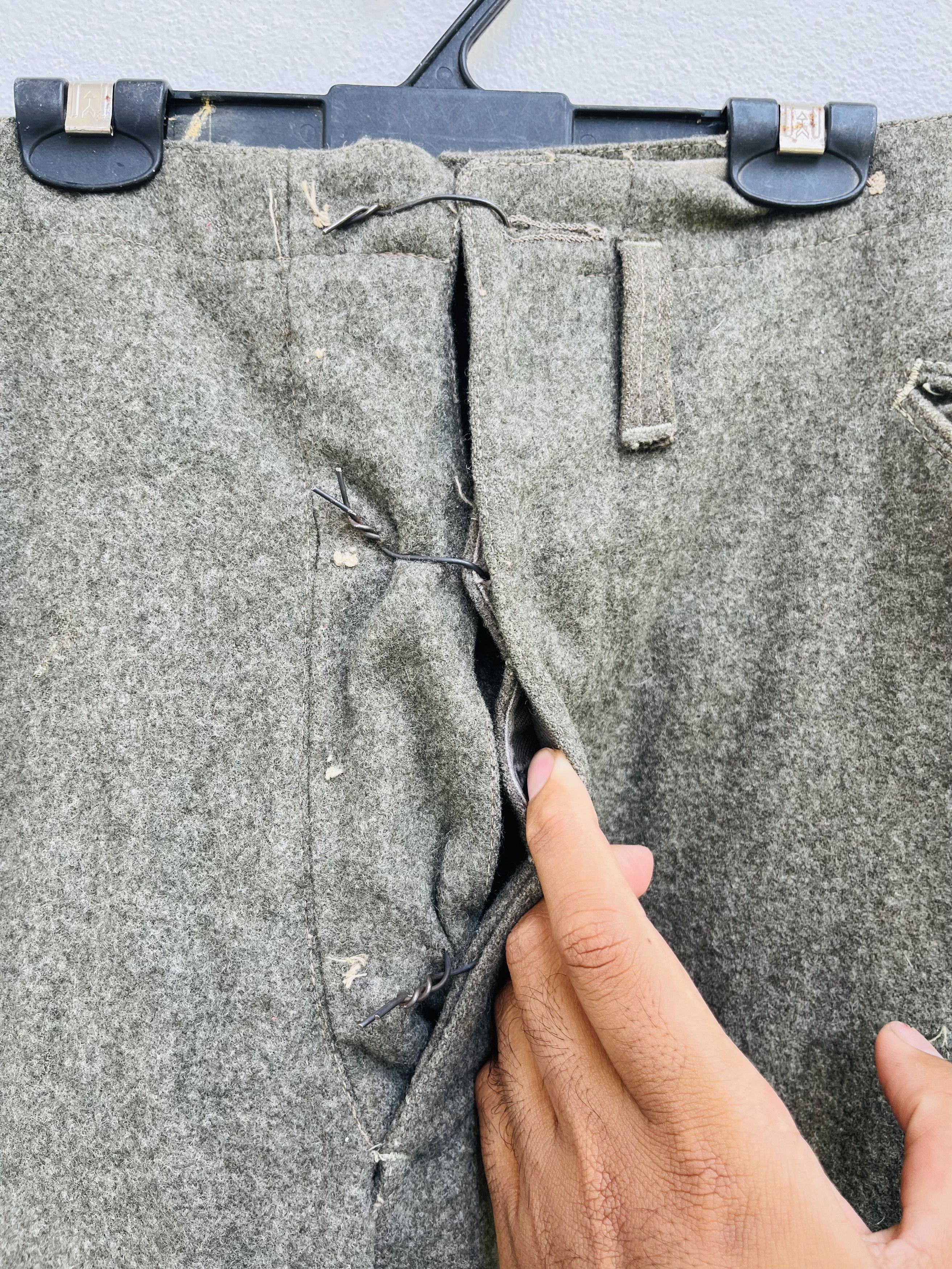 Vintage Vintage 40s World War 2 Swedish ACB Military Pant ww2 Size US 33 - 17 Thumbnail