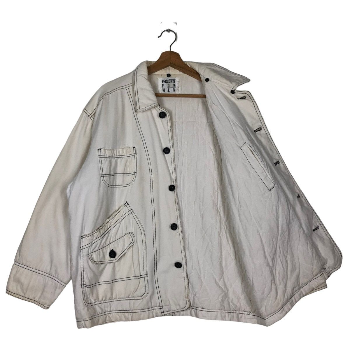 Issey Miyake 🔥90’s VINTAGE BOMBER JACKET PERSON FOR MEN JAPAN BIG LOGO Size US M / EU 48-50 / 2 - 9 Thumbnail