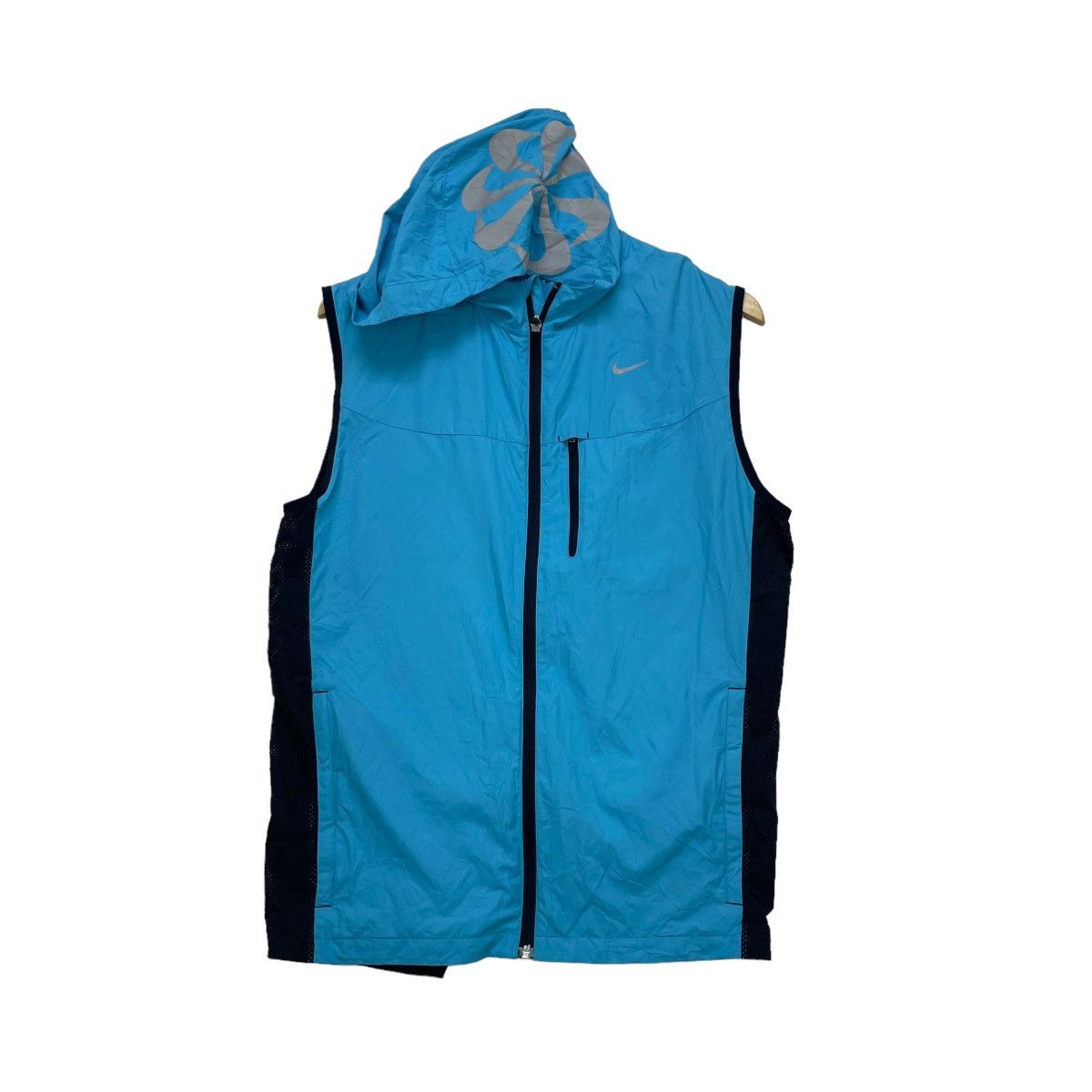 Nike Nike Running Hooded Meesh Vest Jacket Size US M / EU 48-50 / 2 - 2 Thumbnail