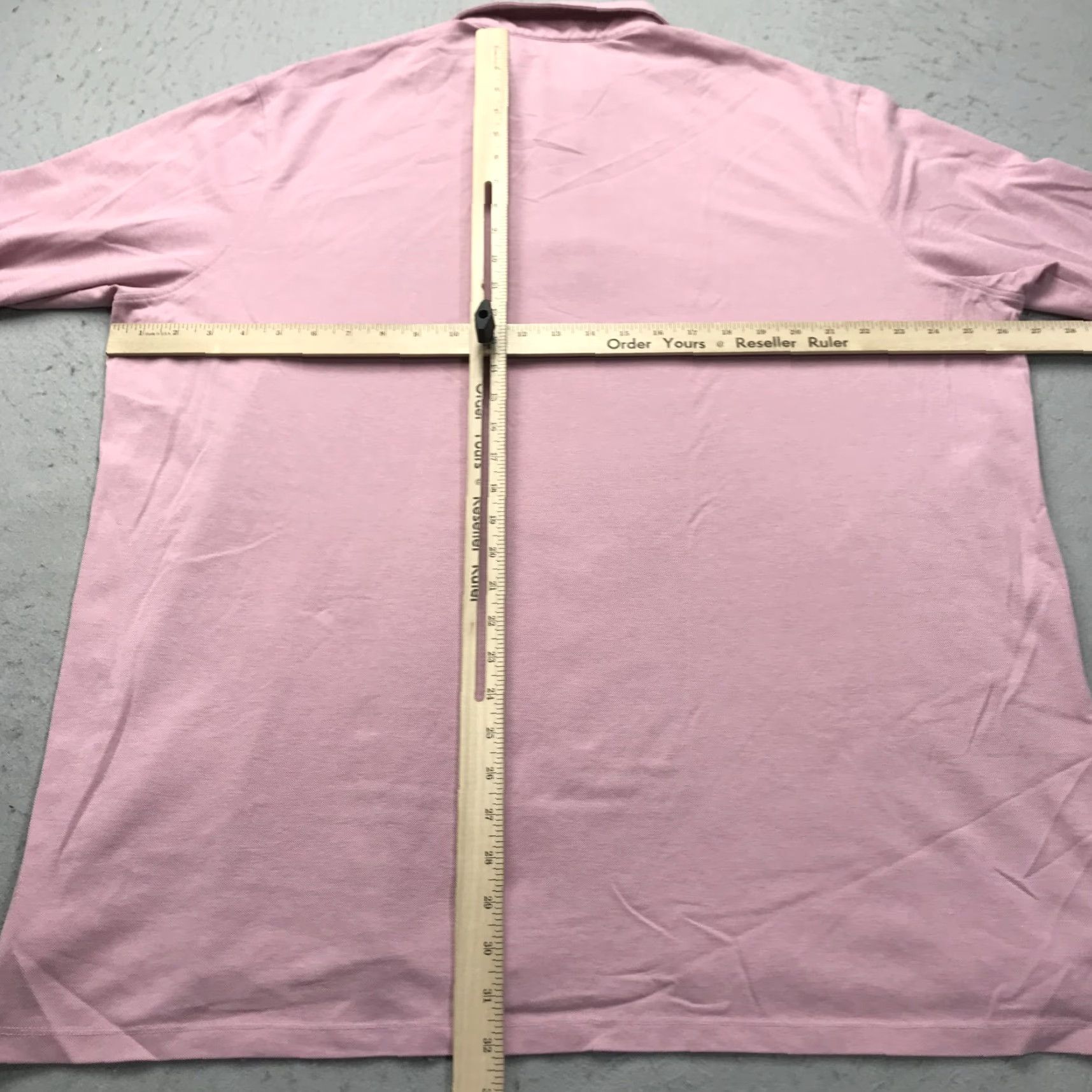 Vintage Greyson Polo Shirt Mens 2XL Pink Cotton Blend Long Sleeve Golf Preppy Logo 2000s Mens Polo Size US XXL / EU 58 / 5 - 7 Thumbnail