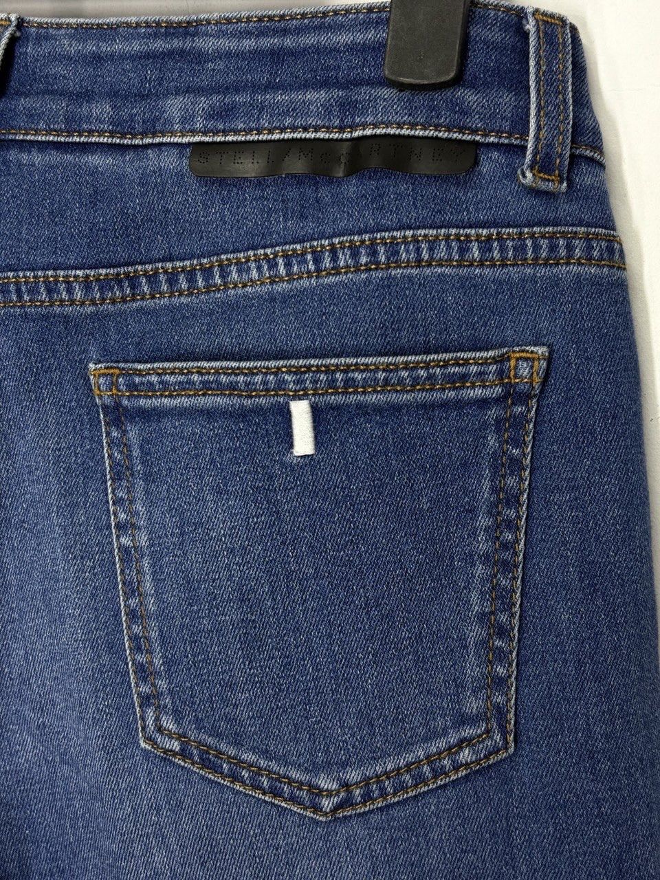 Stella McCartney Stella McCartney Rhinestones Floral Mid Rise Straight Jeans Size 28" / US 6 / IT 42 - 13 Thumbnail