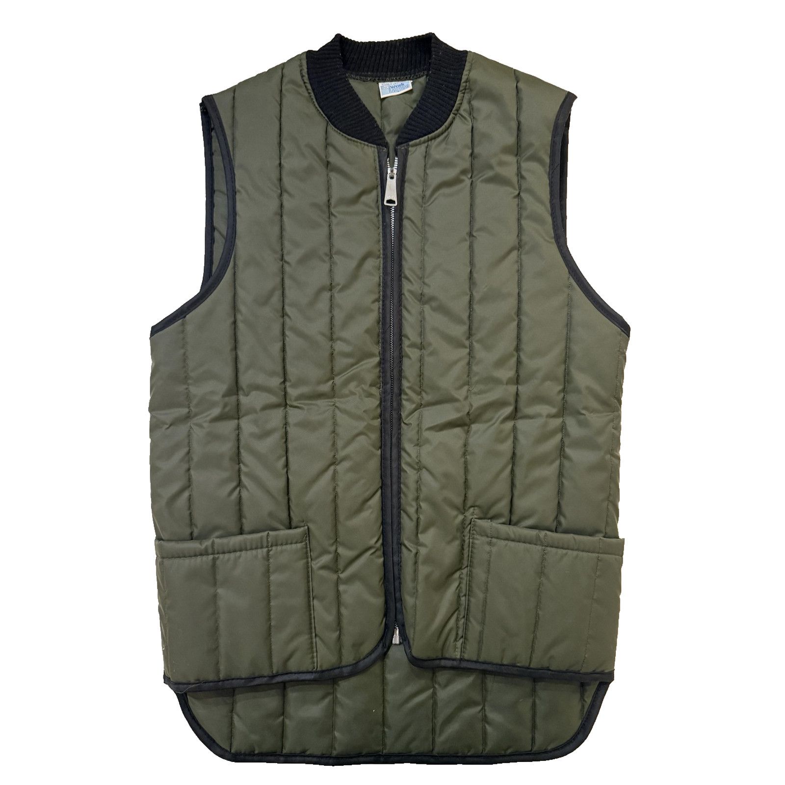 Sears Vintage Vest Mens Sears Work Leisure MED Olive Quilted USA Size US M / EU 48-50 / 2 - 1 Thumbnail