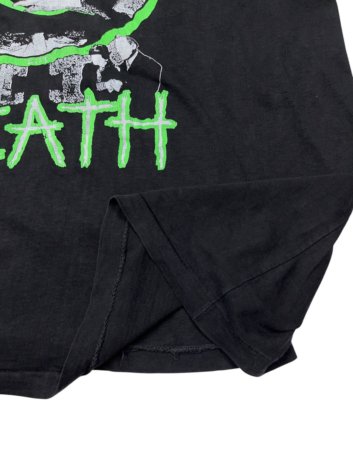 Band Tees Vintage 90s Napalm Death Life? T-shirt Carcass Nasum Brutal Size US XL / EU 56 / 4 - 6 Thumbnail