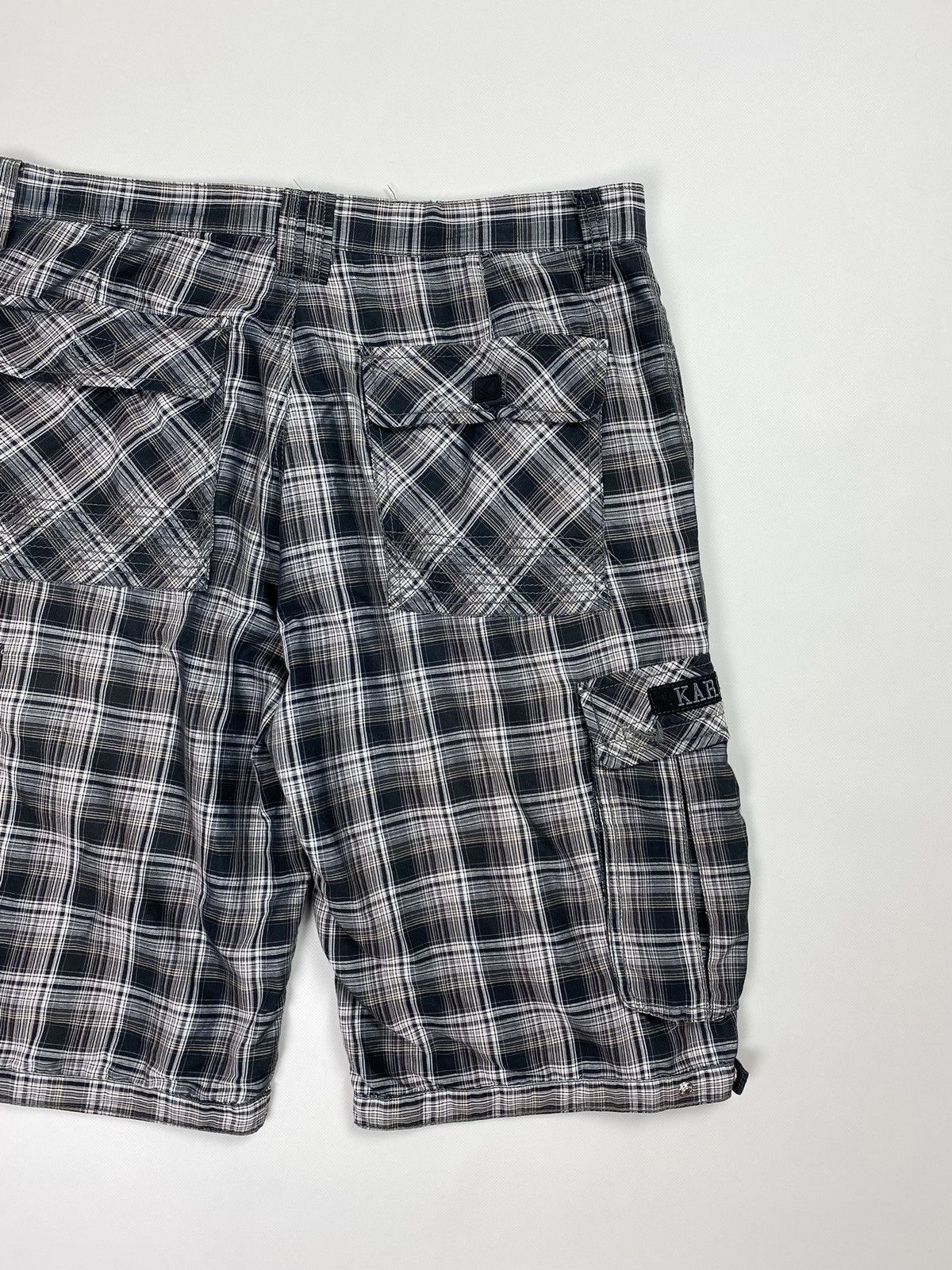Karl Kani × Vintage Karl Kani men’s checked cargo rap shorts size 36 Size US 36 / EU 52 - 19 Thumbnail