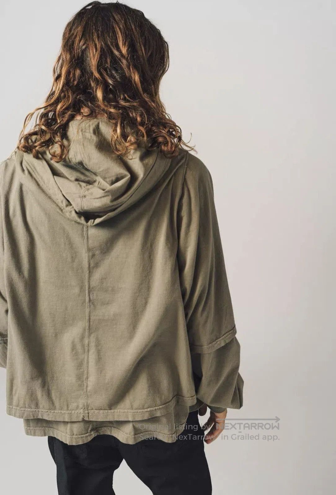 Rick Owens Green Hooded Zip. Size US M / EU 48-50 / 2 - 6 Thumbnail