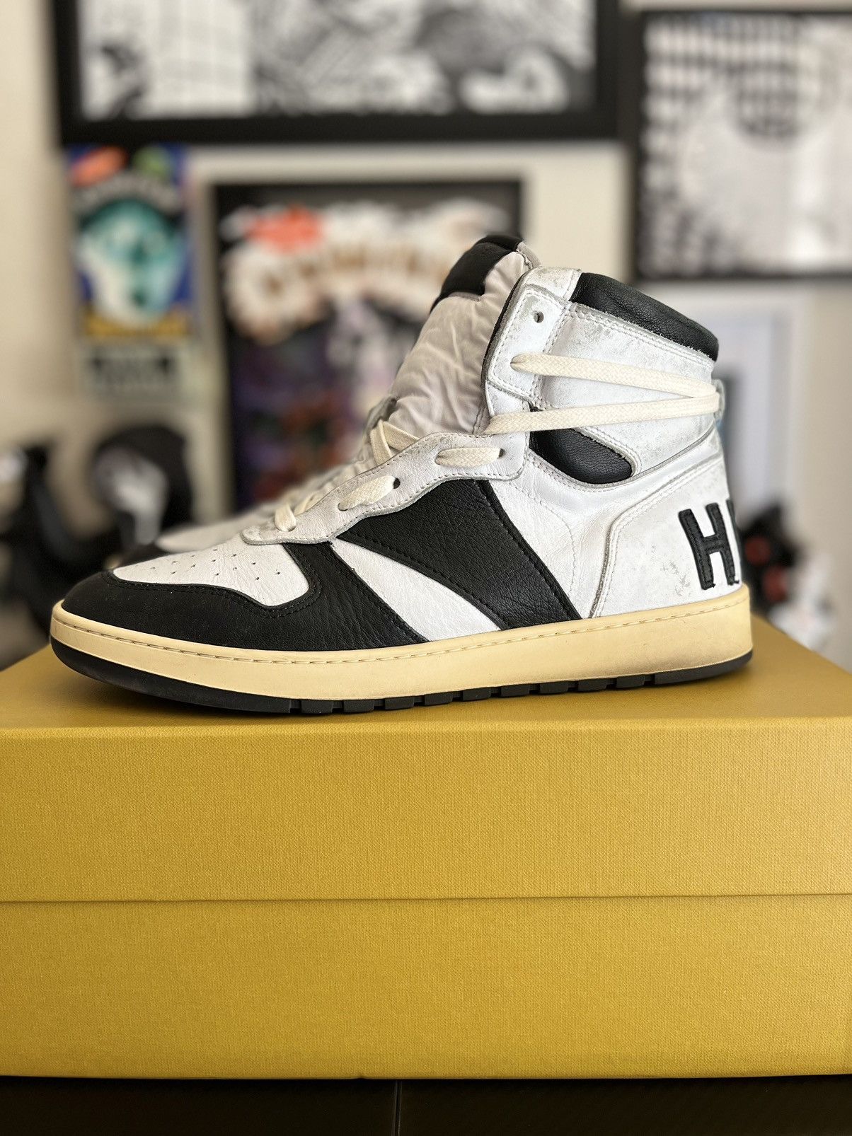 Rhude Rhude Rhecess high (HELL YEAH) Size US 8 / EU 41 - 2 Thumbnail