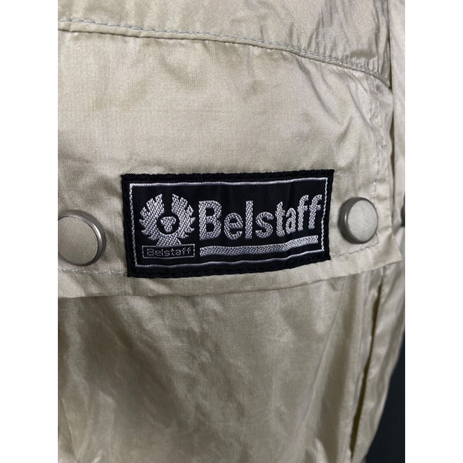 Belstaff Belstaff Men's Beige Silk Multipocket Motorcycle Jacket Size Size US S / EU 44-46 / 1 - 8 Thumbnail