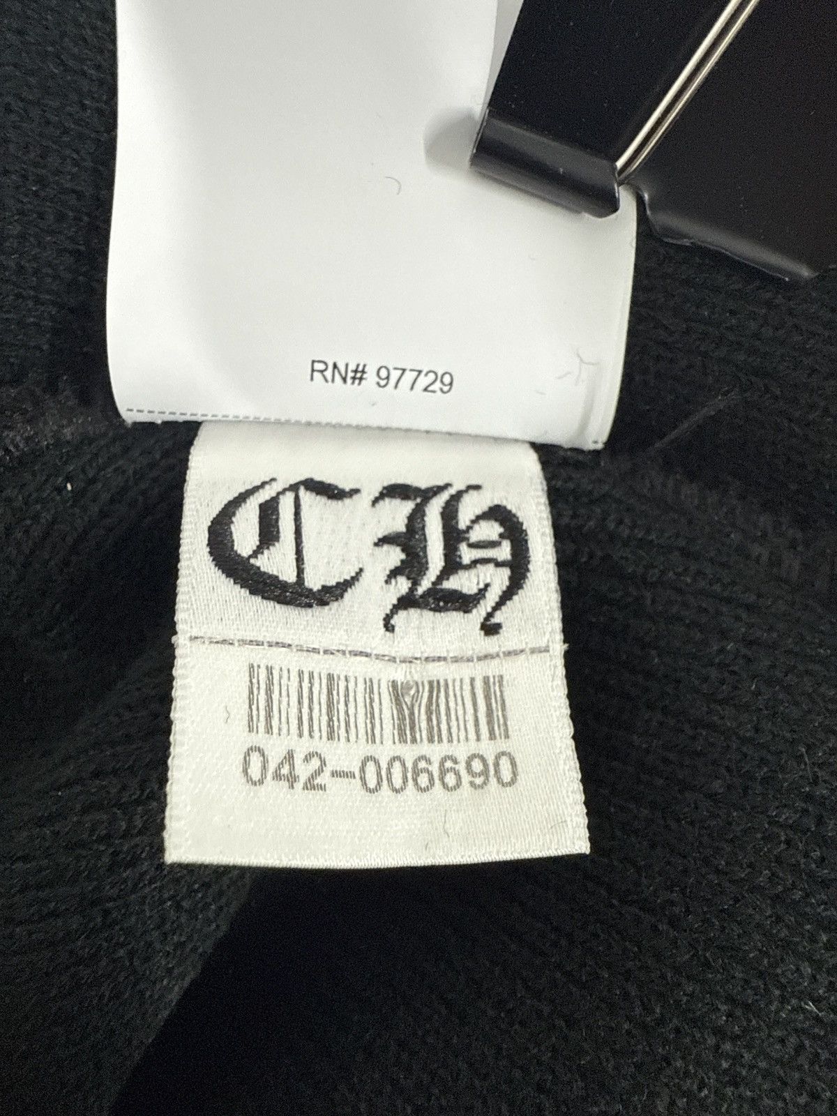 Chrome Hearts CHROME HEARTS EMBROIDERY BEANIE BLACK WHITE Size ONE SIZE - 5 Thumbnail