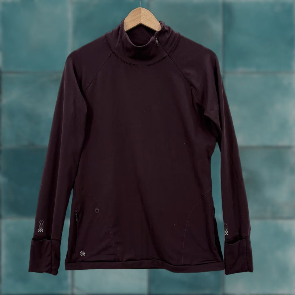 Athleta Athleta Sweatshirt Womens Medium Purple Gym Superluxe Half Zip Pullover Size M / US 6-8 / IT 42-44 - 1 Thumbnail