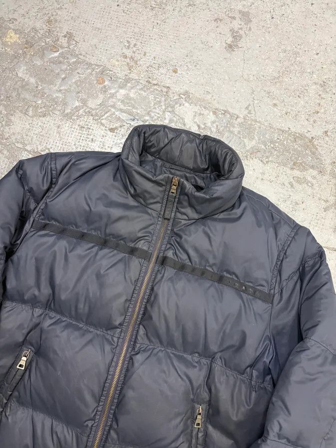 Prada AW2007 Prada Navy Down Quilted Puffer Jacket Size US L / EU 52-54 / 3 - 4 Thumbnail