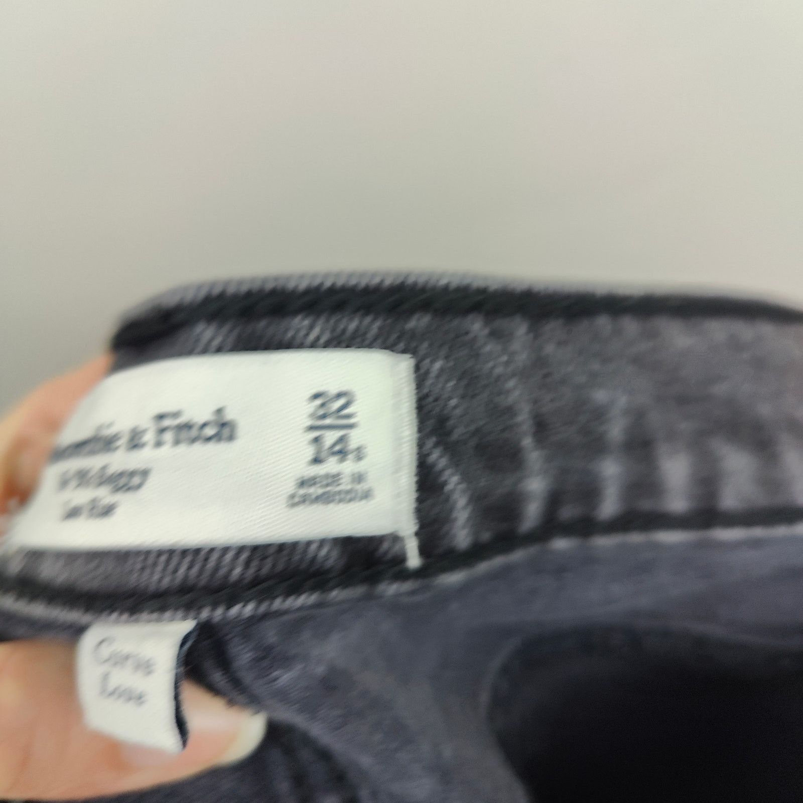 Abercrombie & Fitch Abercrombie & Fitch Curve Love The 90s Baggy Low Rise Jeans Size 36" / US 14 / IT 50 - 7 Thumbnail