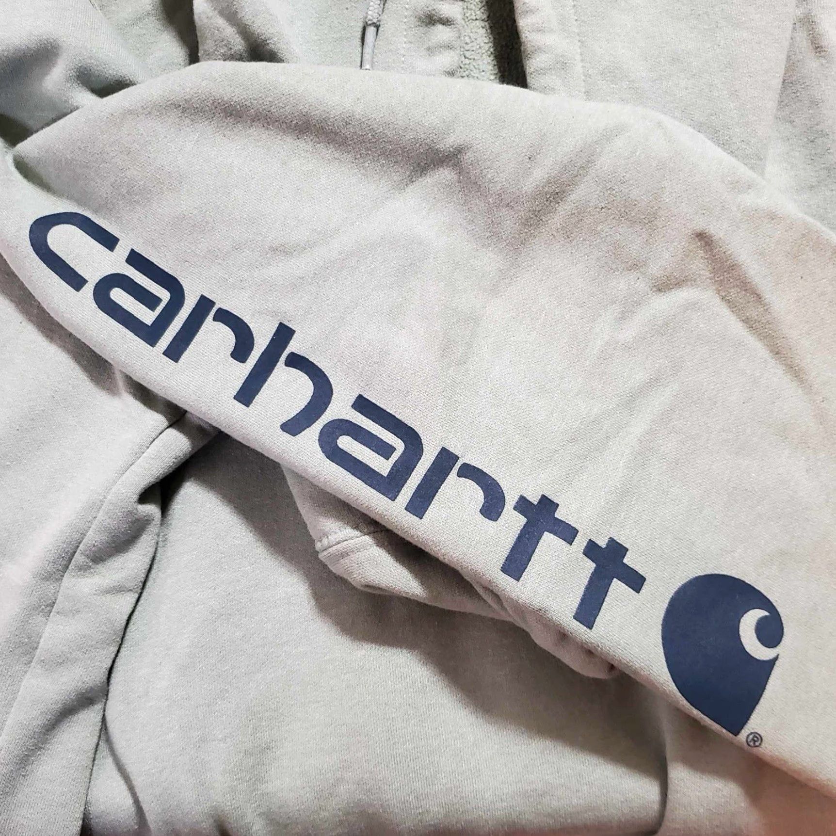 Carhartt Carhartt Hoodie K288-GAO Mens Loose Fit XL TG Hooded Sweatshirt Logo Jade Green Big & Tall XLT Mens Size US XL / EU 56 / 4 - 3 Thumbnail