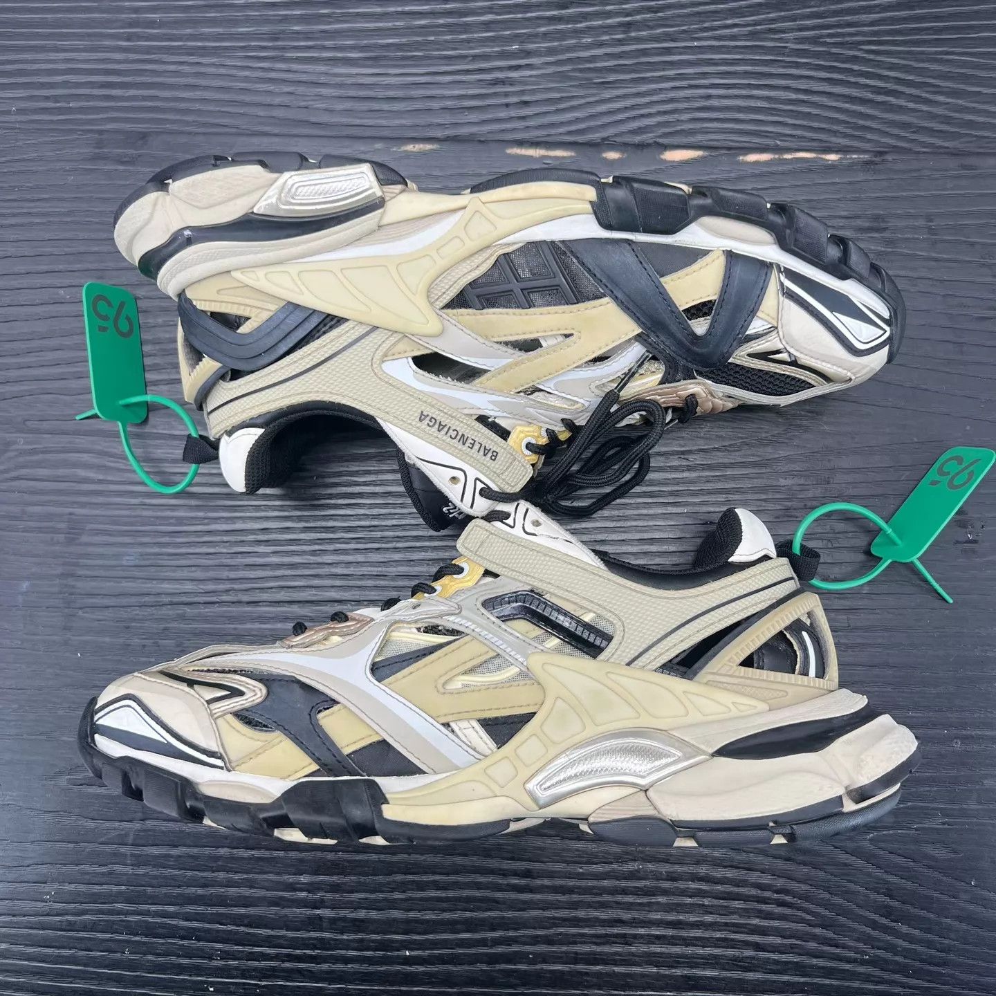 Balenciaga Balenciaga Track 2 Cream White Brown 42 Near New Size US 9 / EU 42 - 7 Thumbnail