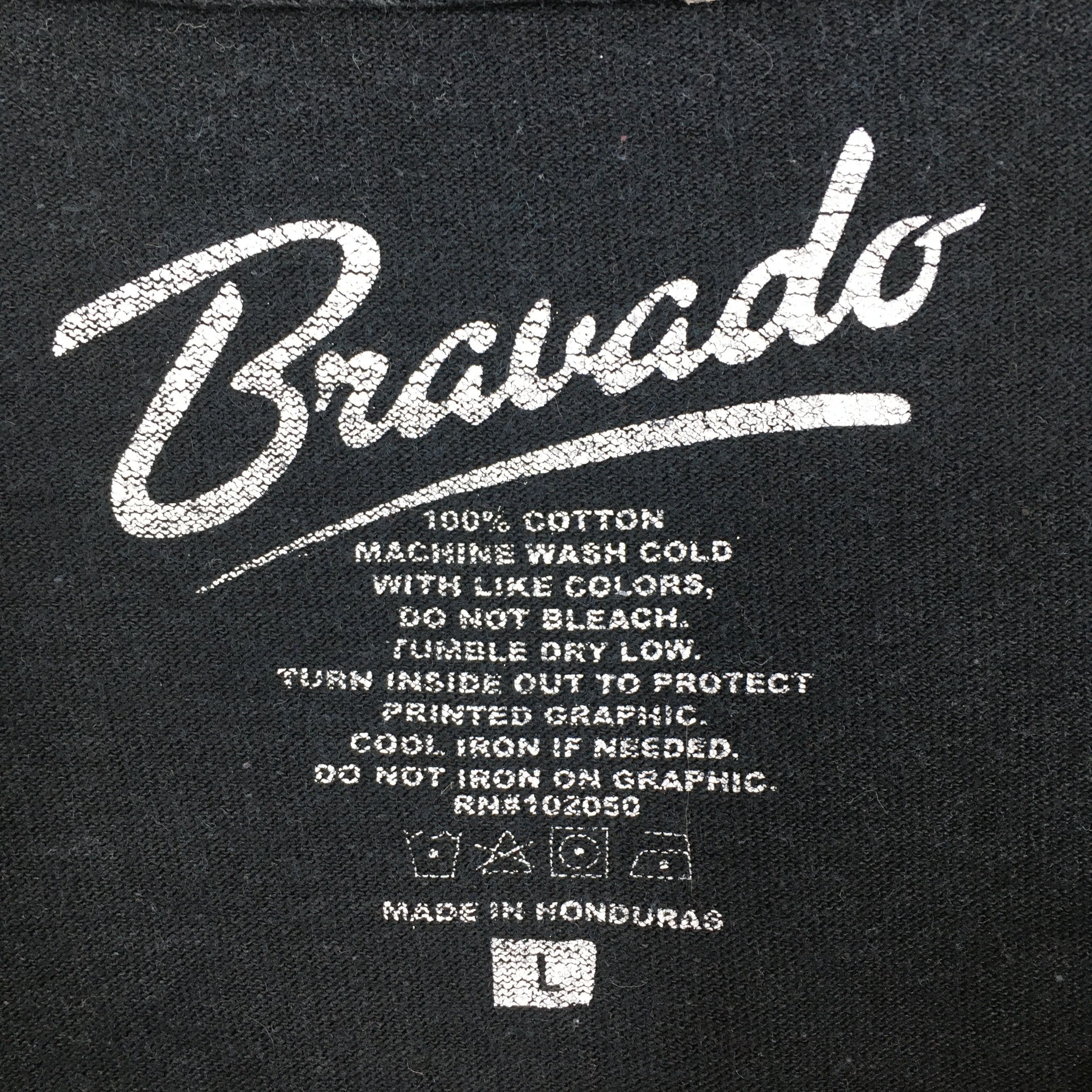 Bravado × Rap Tees × Vintage Vintage Y2K Tupac Shakur Rapper Makaveli Black T shirt Large Size US L / EU 52-54 / 3 - 3 Thumbnail