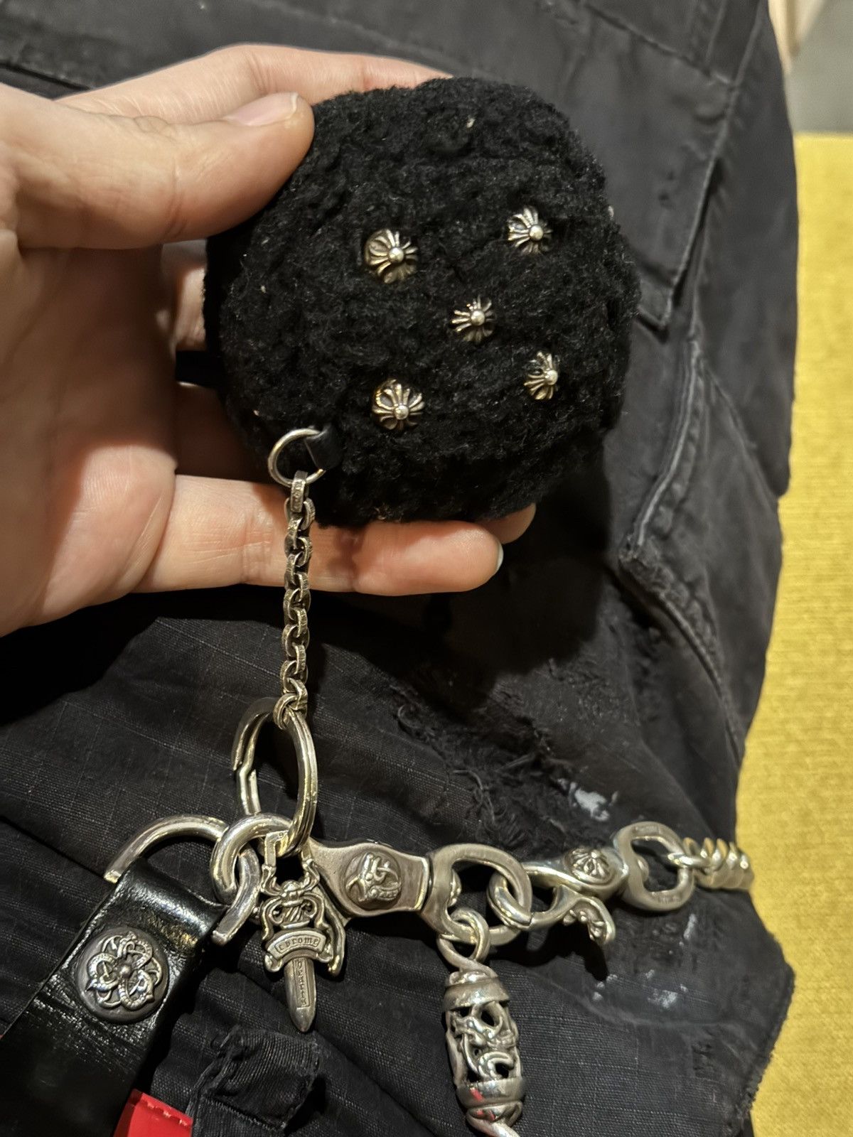 Chrome Hearts Chrome hearts dice fuzzy keychain Size ONE SIZE - 8 Thumbnail