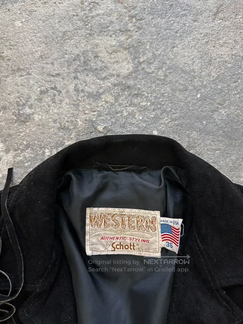 Schott Schott Western style suede cowhide jacket Size US S / EU 44-46 / 1 - 9 Thumbnail