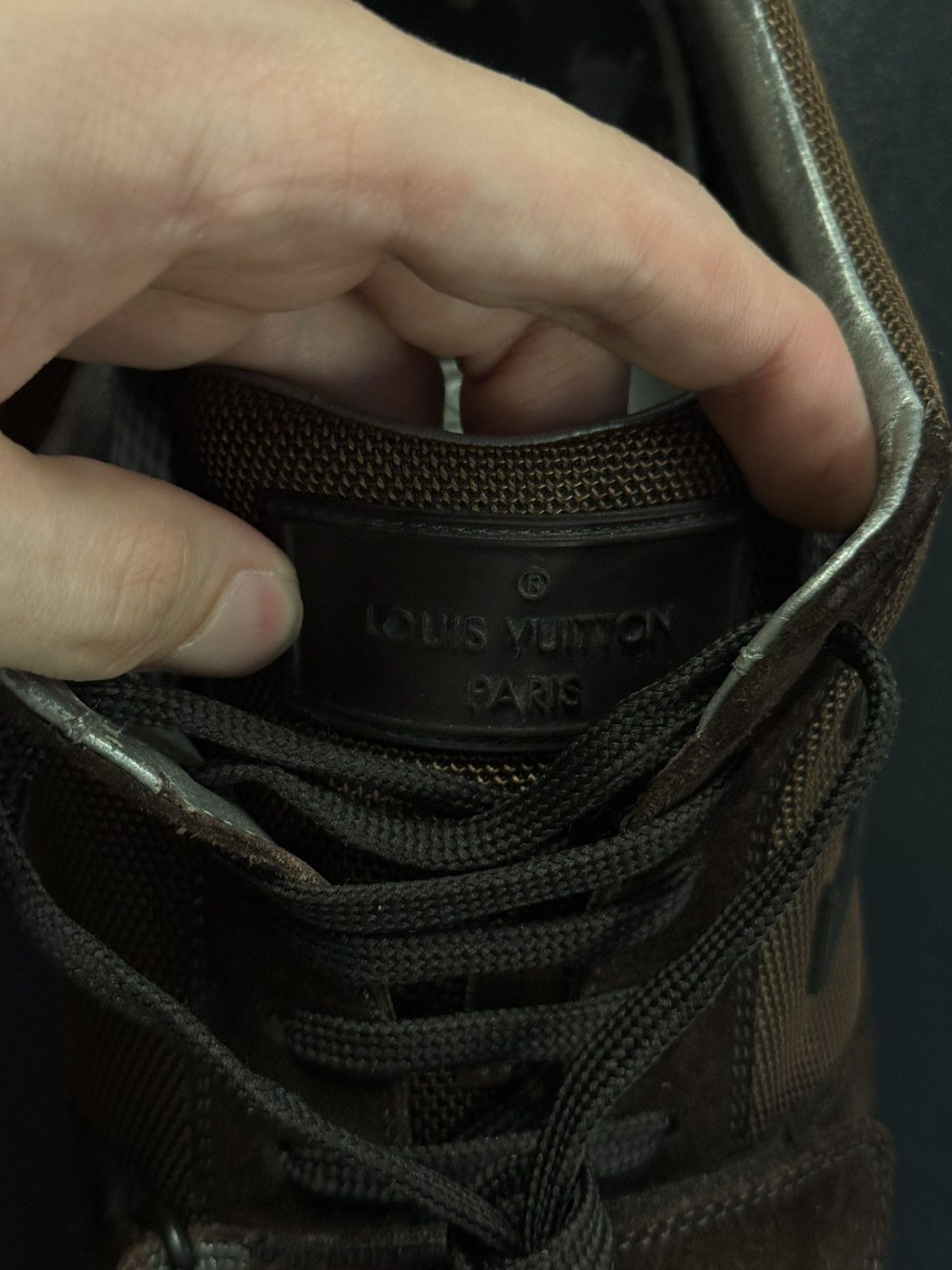 Louis Vuitton Brown Vintage Strap Sneakers 9.5LV/10.5US