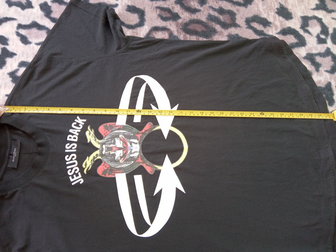 Givenchy Black Jesus is Back Oversized T-Shirt Size US XXS / EU 40 - 14 Thumbnail