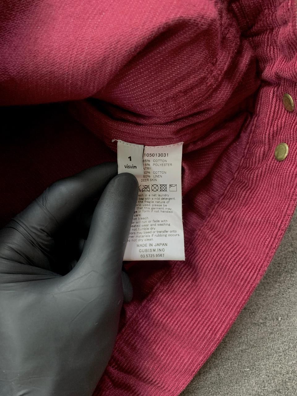 Visvim 101 Corduroy Trucker Jacket in Burgundy Size US S / EU 44-46 / 1 - 11 Thumbnail