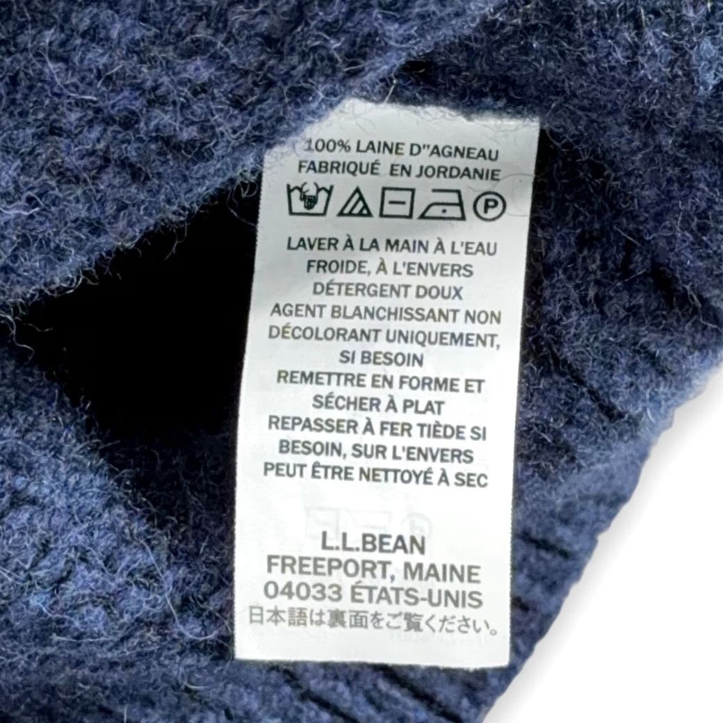 Vintage VINTAGE LL Bean Sweater Shirt Adult 2XL Blue Wool Henley Chunky Knit Lambs Wool 2XL XXL Crew Neck Long Sleeve Men Mens Y2K Size US XXL / EU 58 / 5 - 7 Thumbnail