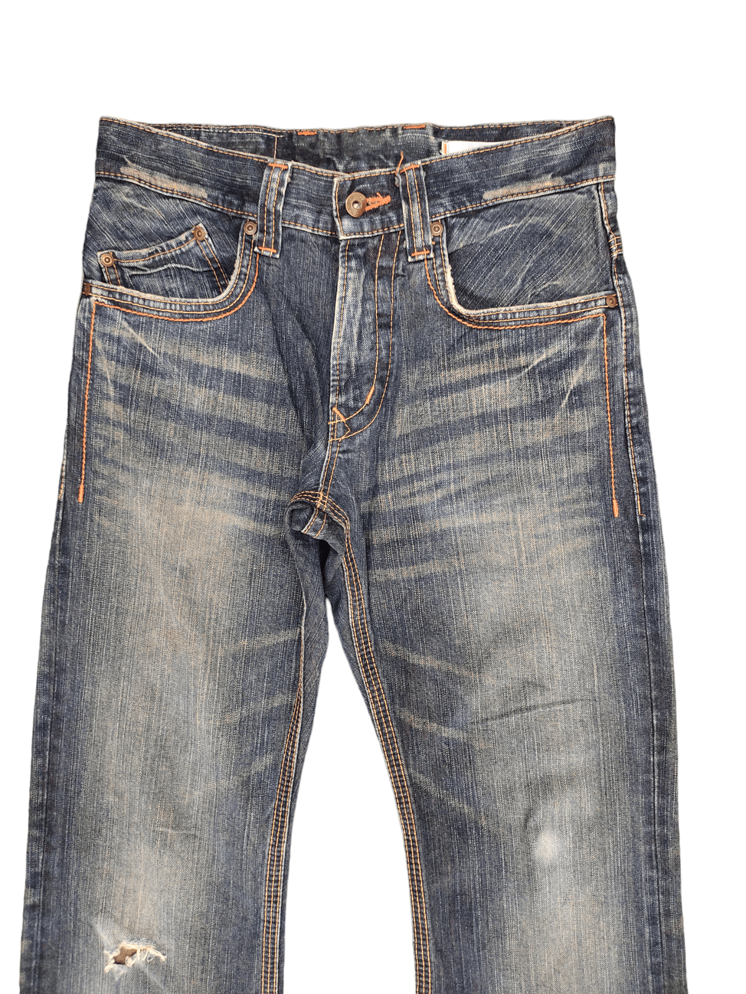 Hysteric Glamour × Undercover Flare Jeans Edwin Xv-s Distressed Denim Boot Cut Y2k Size US 29 - 2 Thumbnail