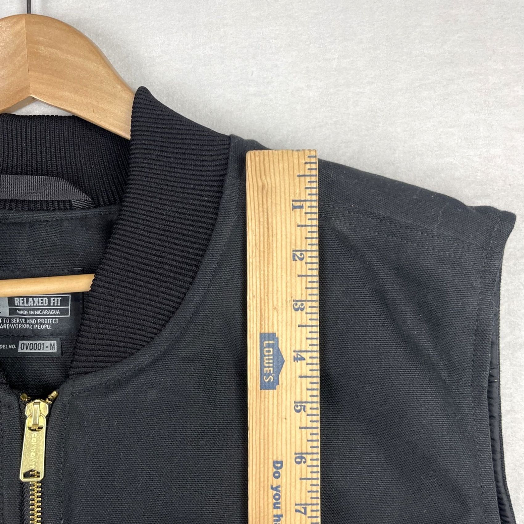 Carhartt Carhartt Vest Mens 3XL Tall Black Duck Canvas V01 BLK Quilt Lined Relaxed Zip Up Jacket Size US XXL / EU 58 / 5 - 4 Thumbnail