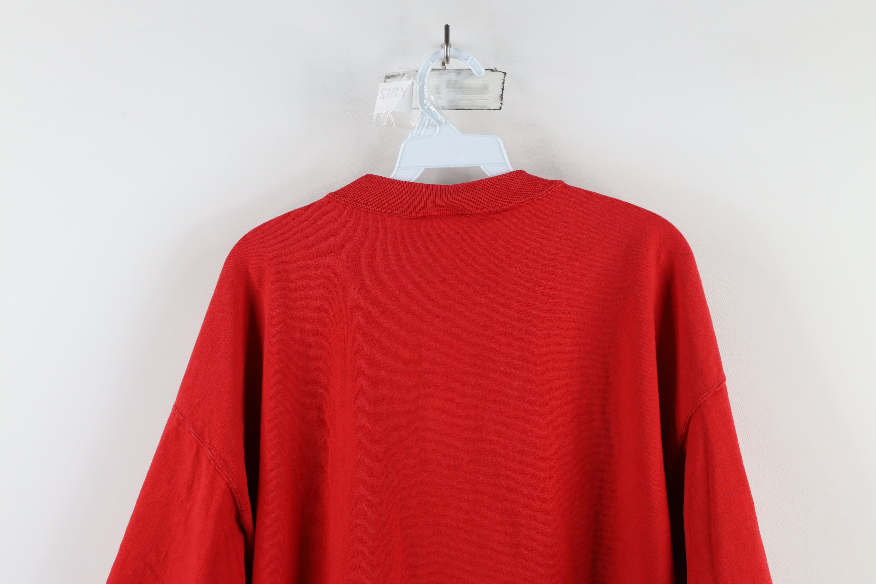 Vintage Vintage 90s Spell Out Ohio State University T-Shirt Red Size US XL / EU 56 / 4 - 13 Thumbnail