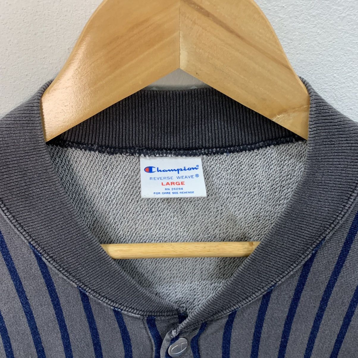 Champion Champion Reverse Weave Varsity Striped Sweater Size US L / EU 52-54 / 3 - 5 Thumbnail