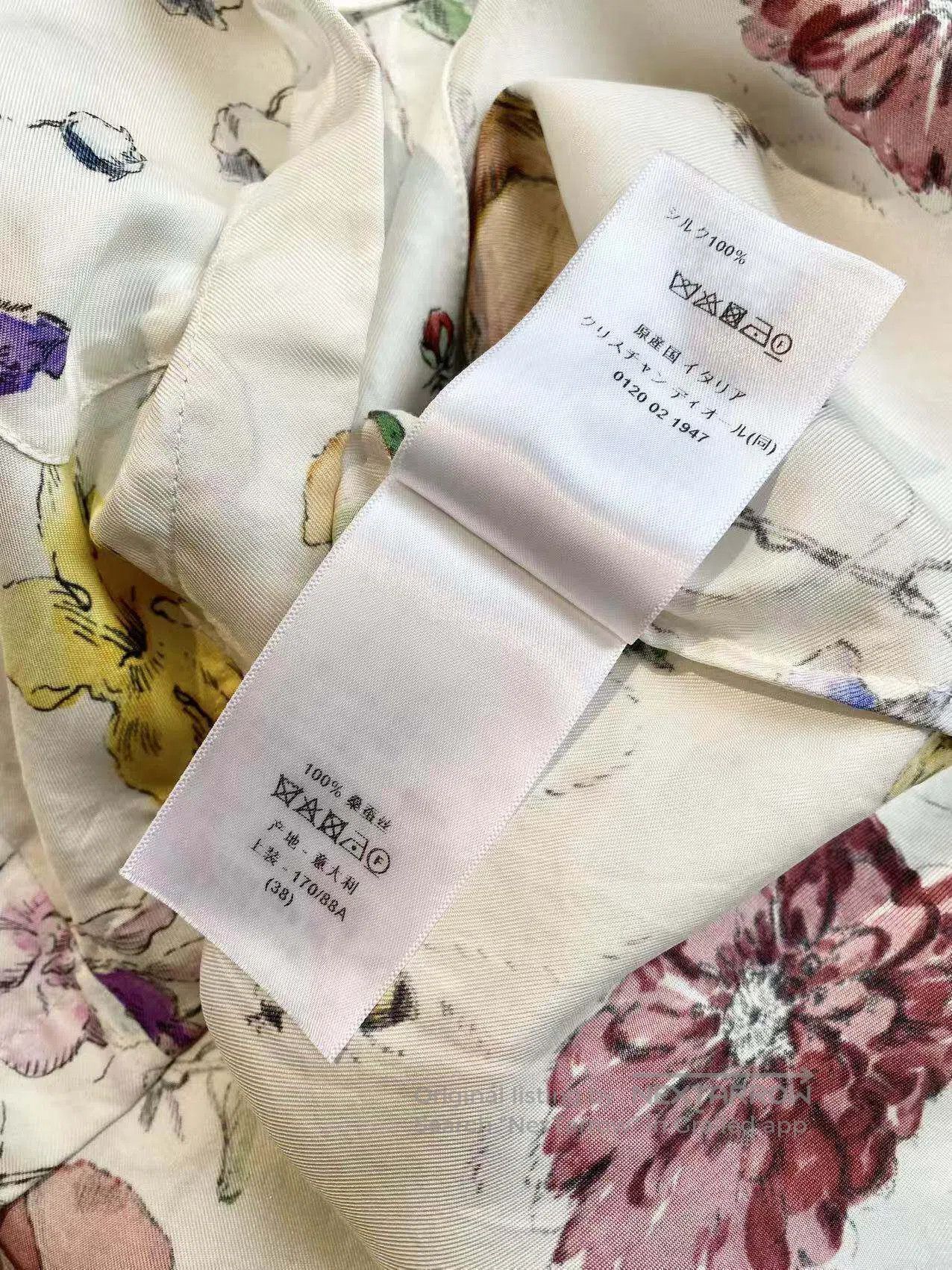 Dior Dior Floral embroidered short-sleeved shirt| Size XS / US 0-2 / IT 36-38 - 6 Thumbnail