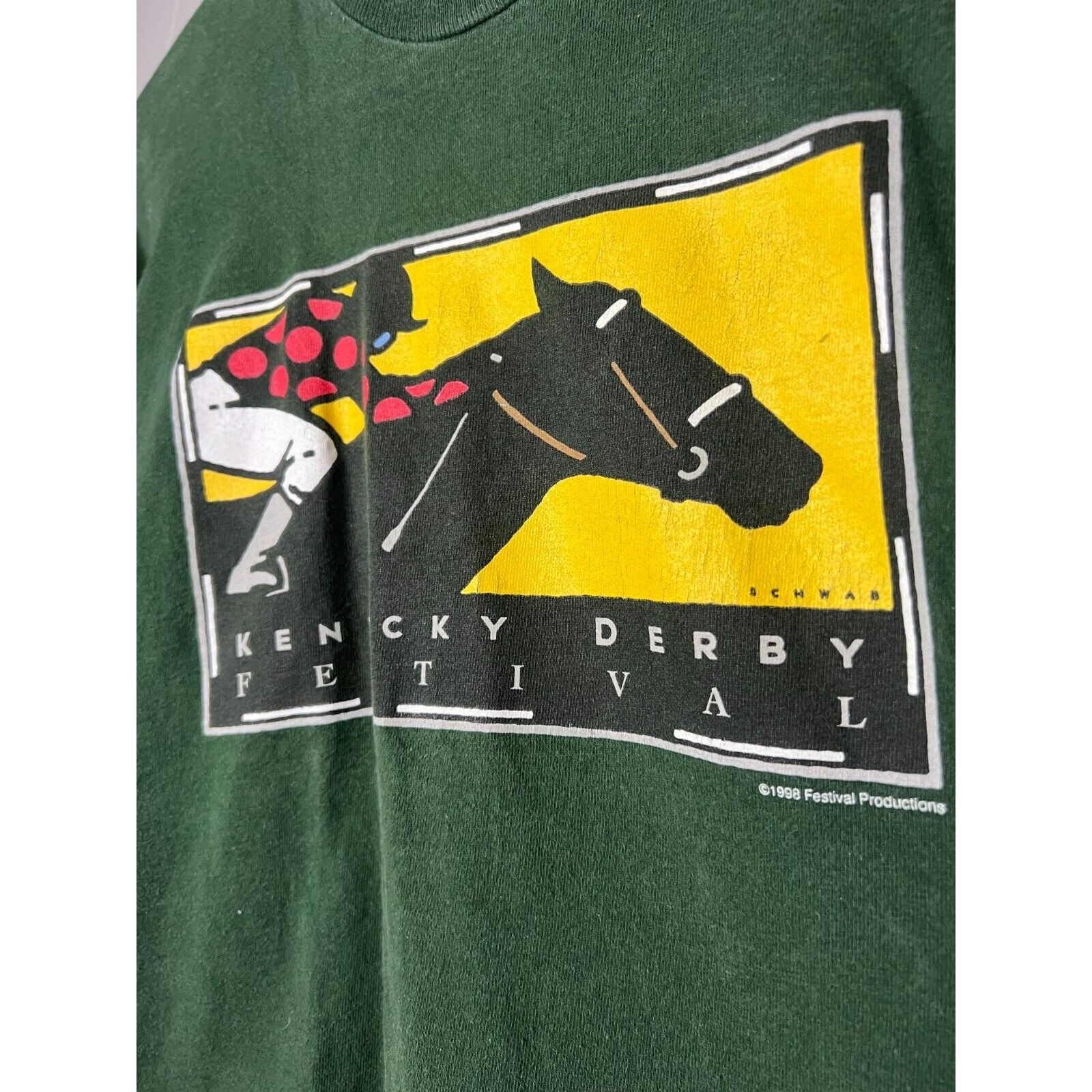 Jerzees × Vintage Vintage 1998 Kentucky Derby Festival Horse Racing Shirt Size Size US XXL / EU 58 / 5 - 3 Thumbnail