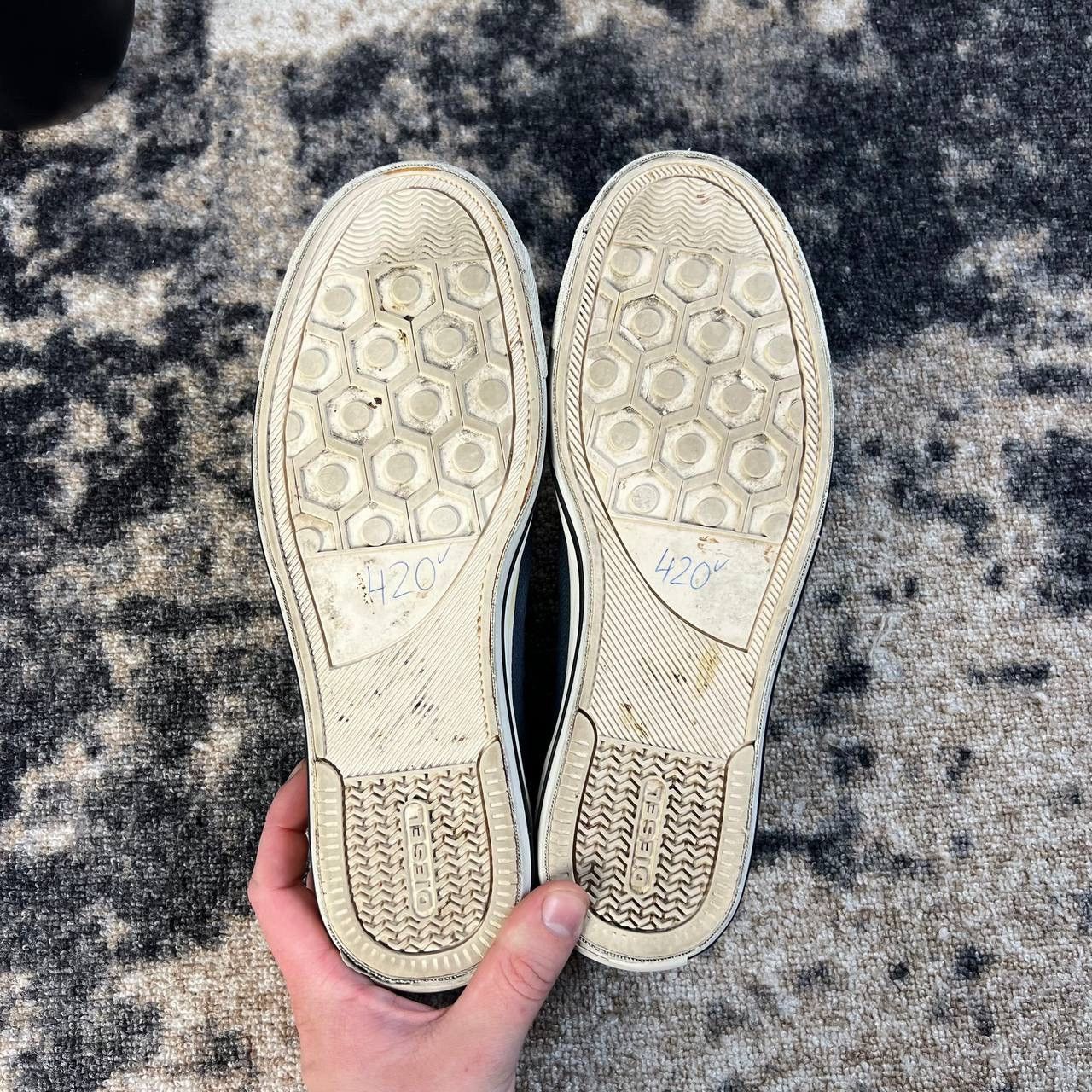 Diesel Diesel Luxury Mini Logo Low-Top Sneakers Streetwear Style Size US 9 / EU 42 - 5 Thumbnail